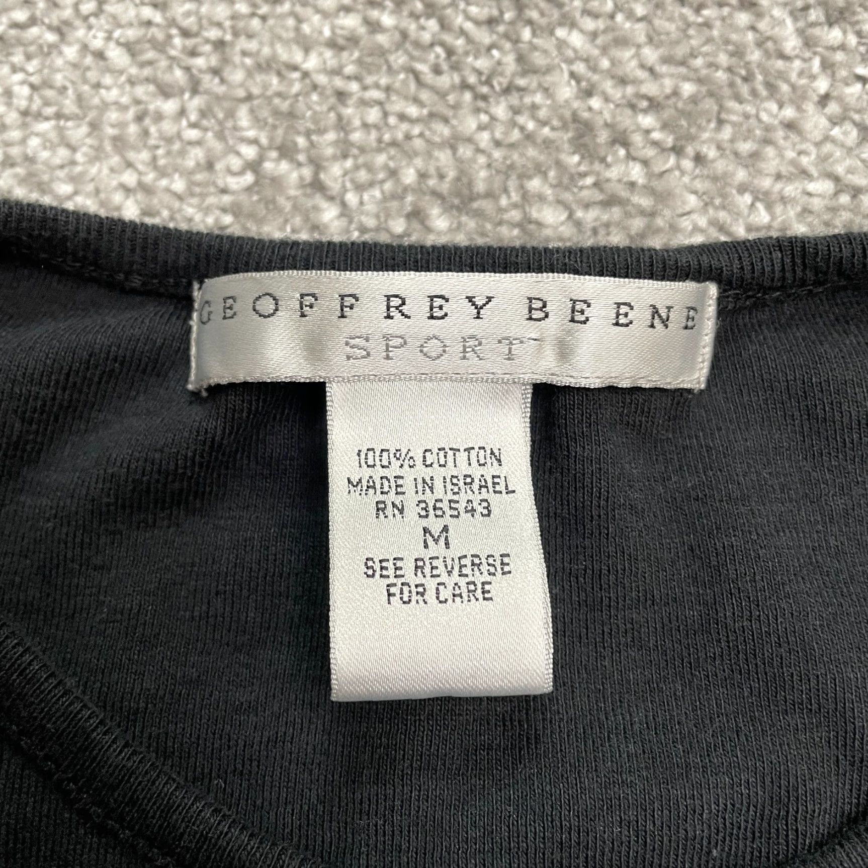 Geoffrey Beene Geoffrey Beene Basic T-Shirt Womens M Black Short Sleeve Crew Neck Cotton Size M / US 6-8 / IT 42-44 - 4 Thumbnail