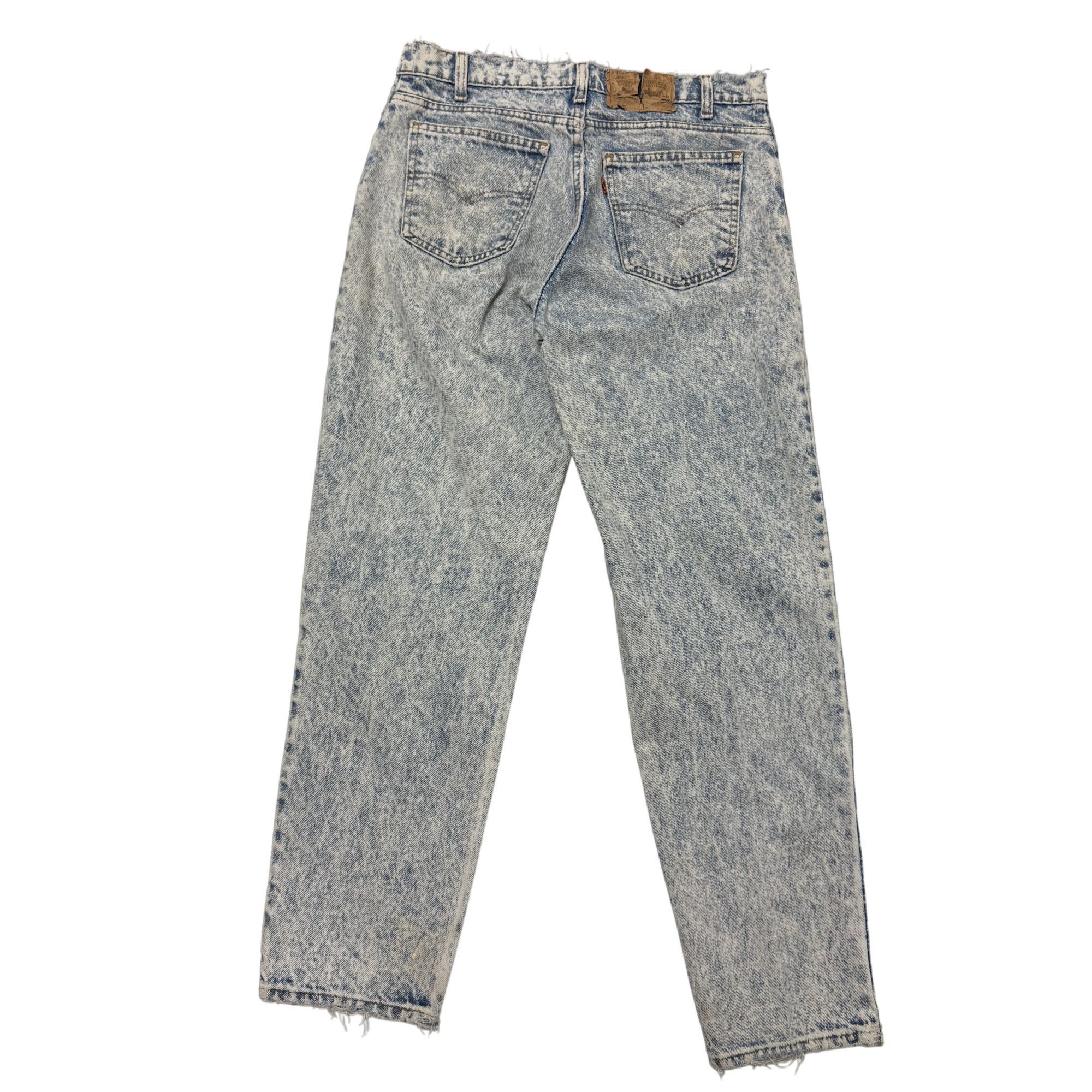 Levi's Vtg Levis ACID WASH Blue Jeans STREETWEAR Pants Size US 33 - 2 Thumbnail