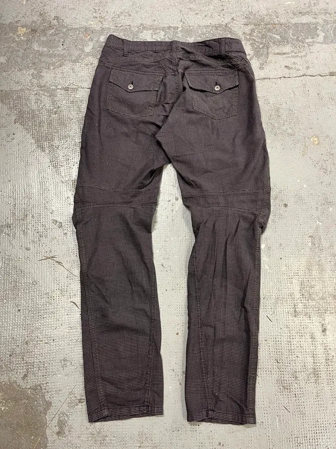 Marithe + Francois Girbaud 2000s Marithé + François Girbaud Grey Checkered Cozy Pants Size US 33 - 9 Thumbnail