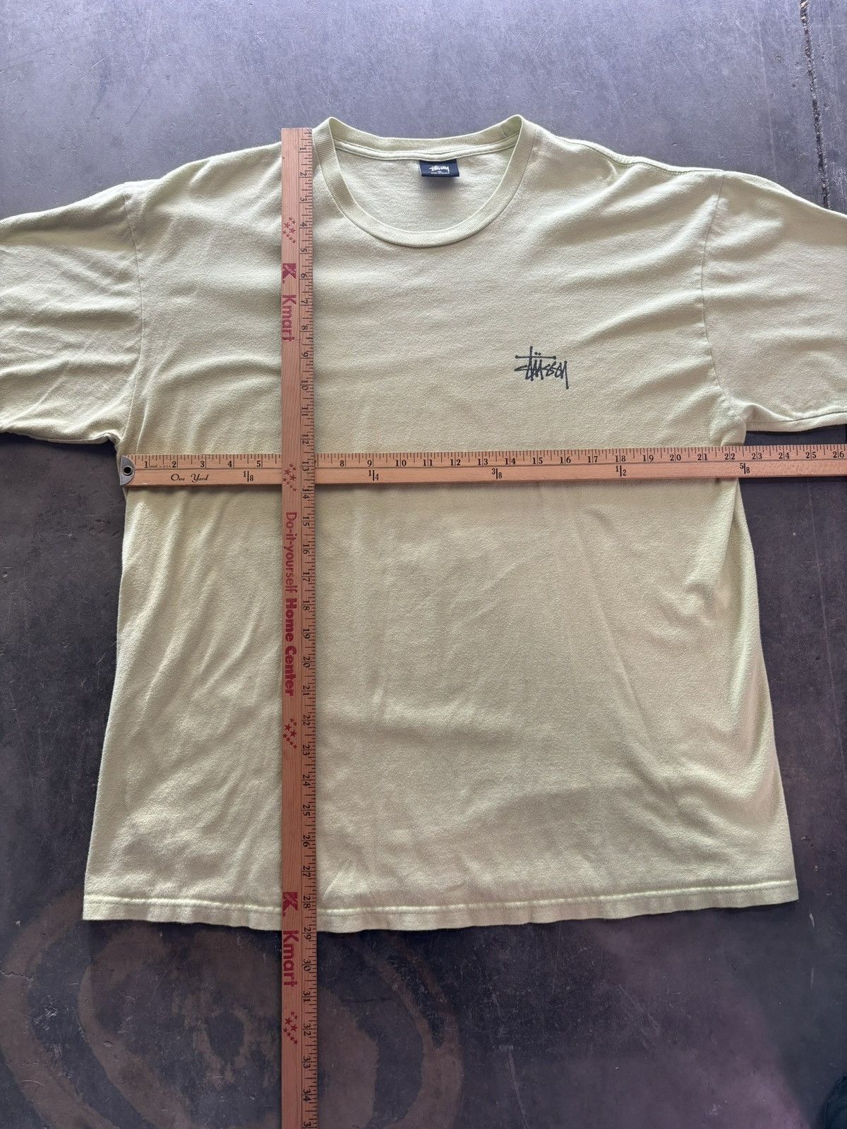 Stussy Lime Green Stussy Spellout Size US XL / EU 56 / 4 - 6 Thumbnail