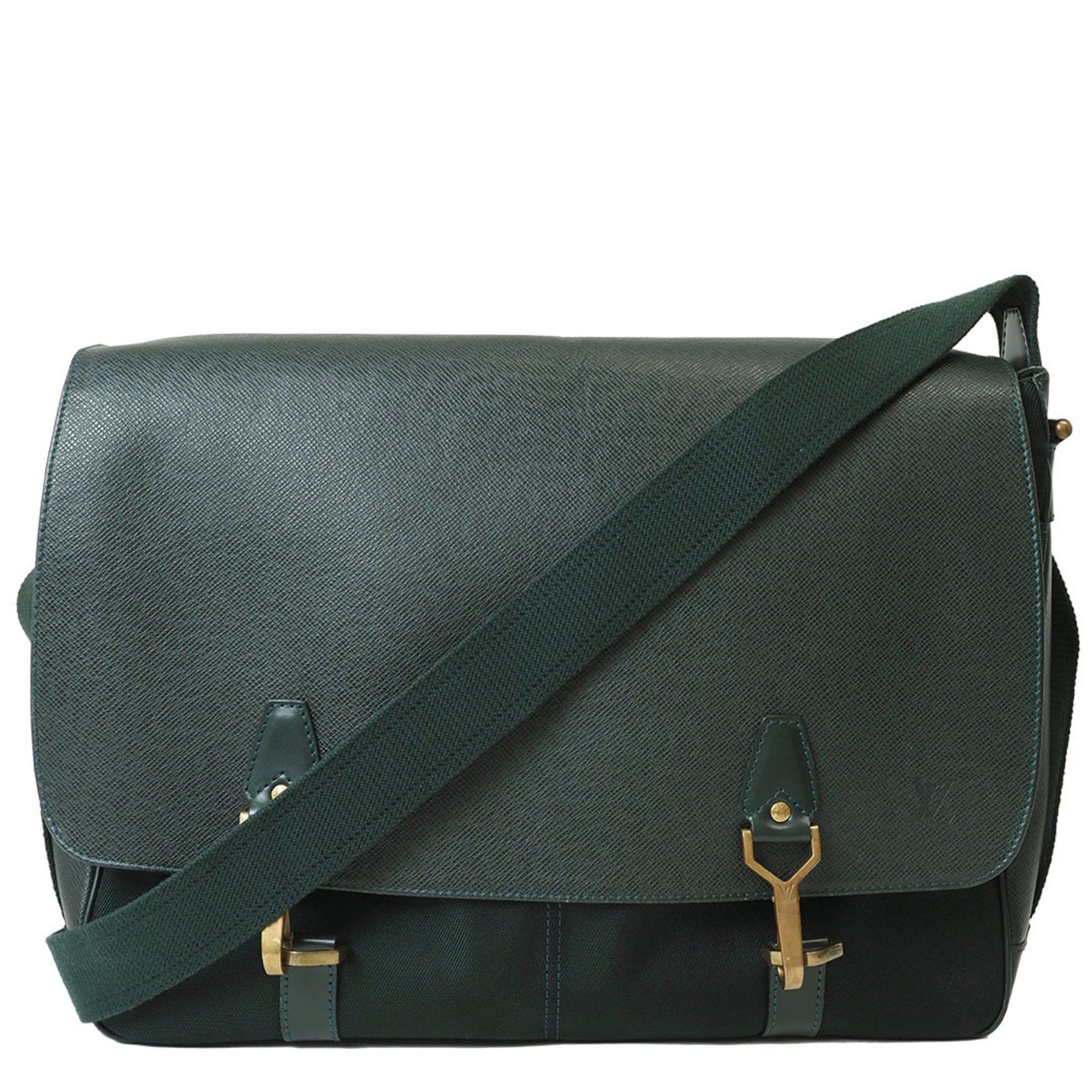 Louis Vuitton Louis Vuitton Delsue Bag Episea M30164 Men's Taiga Leather Canvas Shoulder LOUIS VUITTON Size ONE SIZE - 1 Thumbnail