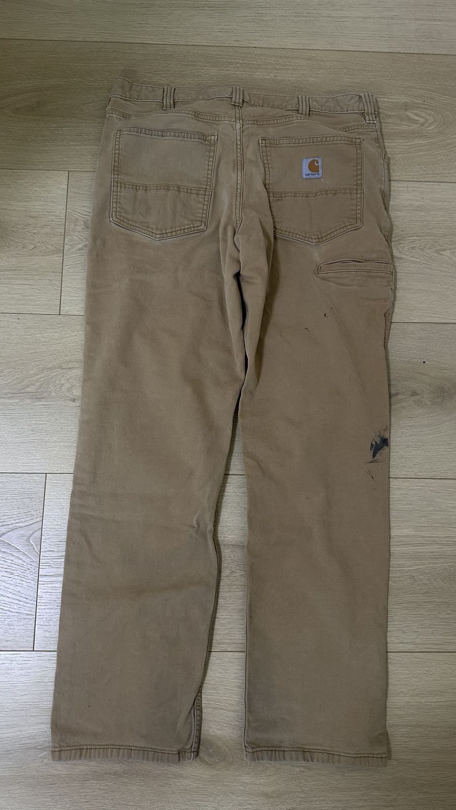 Carhartt Vintage Carhartt Work Pants – Beige – Size 34x32 Size US 32 / EU 48 - 2 Thumbnail