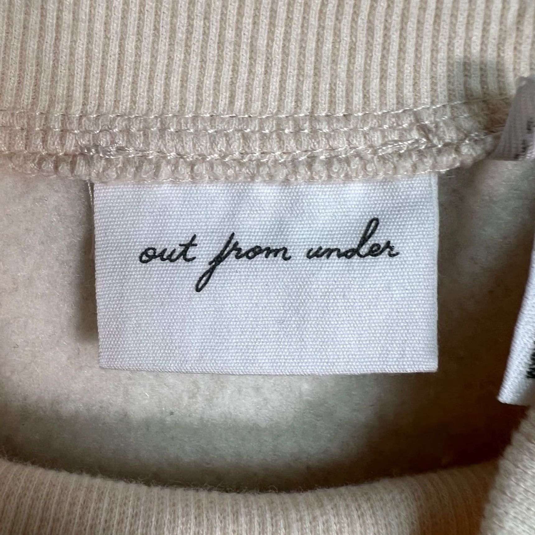 Urban Outfitters Urban Outfitters Out From Under Womens Small Cream Oversized Sweatshirt NEW Size S / US 4 / IT 40 - 3 Thumbnail