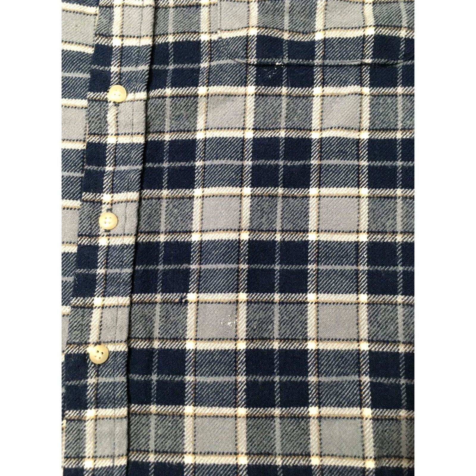 Bugle Boy VINTAGE Bugle Boy Shirt L Blue Plaid Long Sleeve with Pocket Size US L / EU 52-54 / 3 - 4 Thumbnail