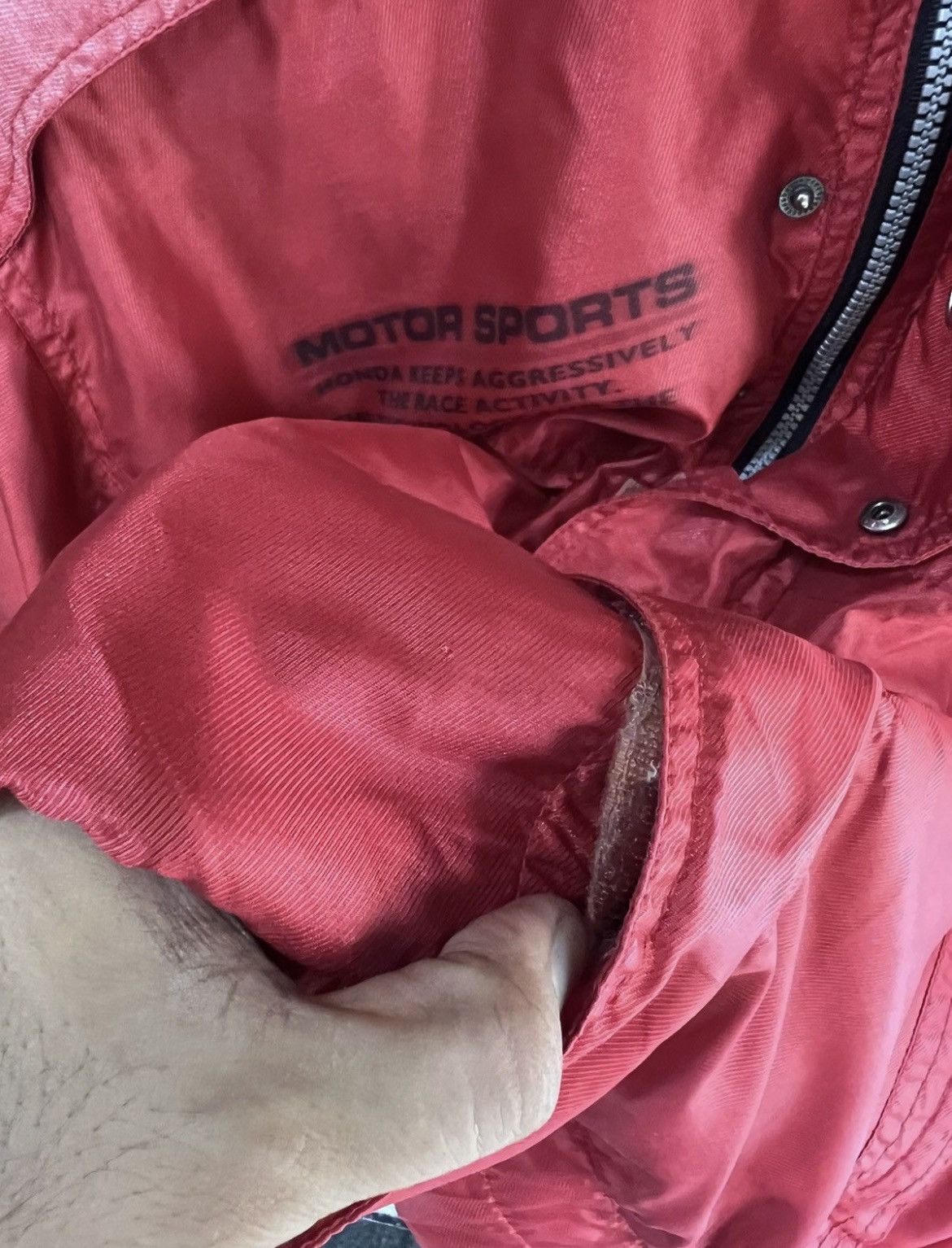 Honda 🔥Vintage Honda Motor Sports Zipper Jacket Size US M / EU 48-50 / 2 - 13 Thumbnail