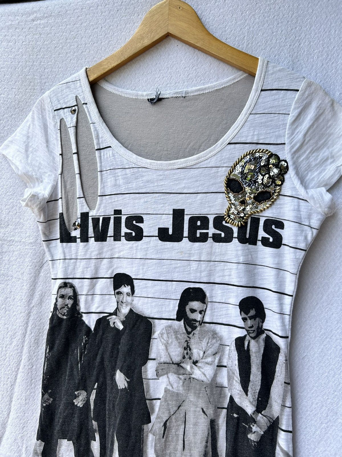 If Six Was Nine Elvis jesus distressed skull wings cross style Ifsixwasnine Size US S / EU 44-46 / 1 - 3 Thumbnail