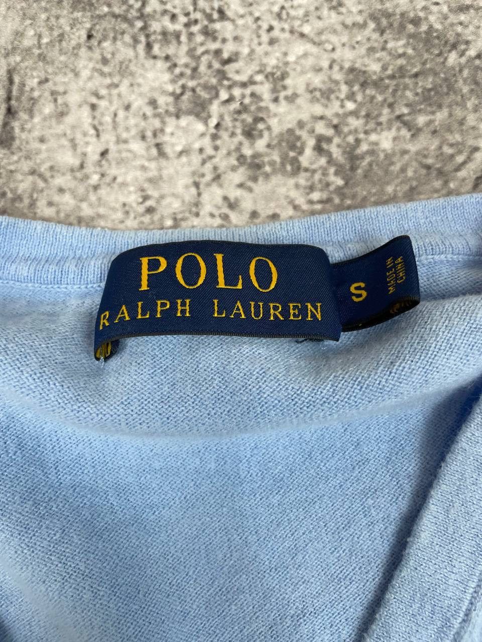 Polo Ralph Lauren Polo Ralph Lauren Men Knit Sweater V-Neck Light Blue Size S Size US S / EU 44-46 / 1 - 3 Thumbnail