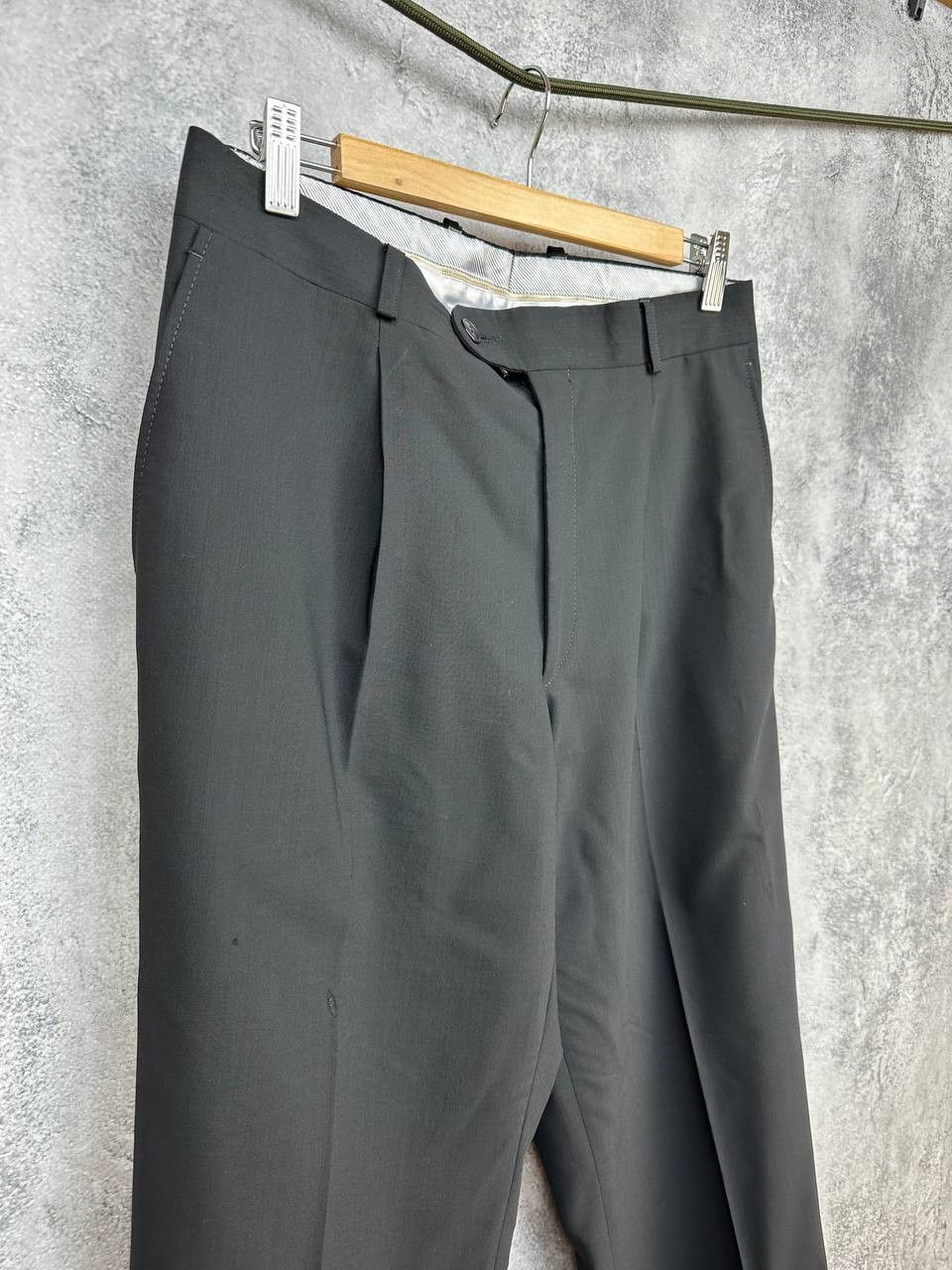 Yves Saint Laurent Yves Saint Laurent Pour Homme Black Wool Suit Made in France Size 42R - 8 Thumbnail