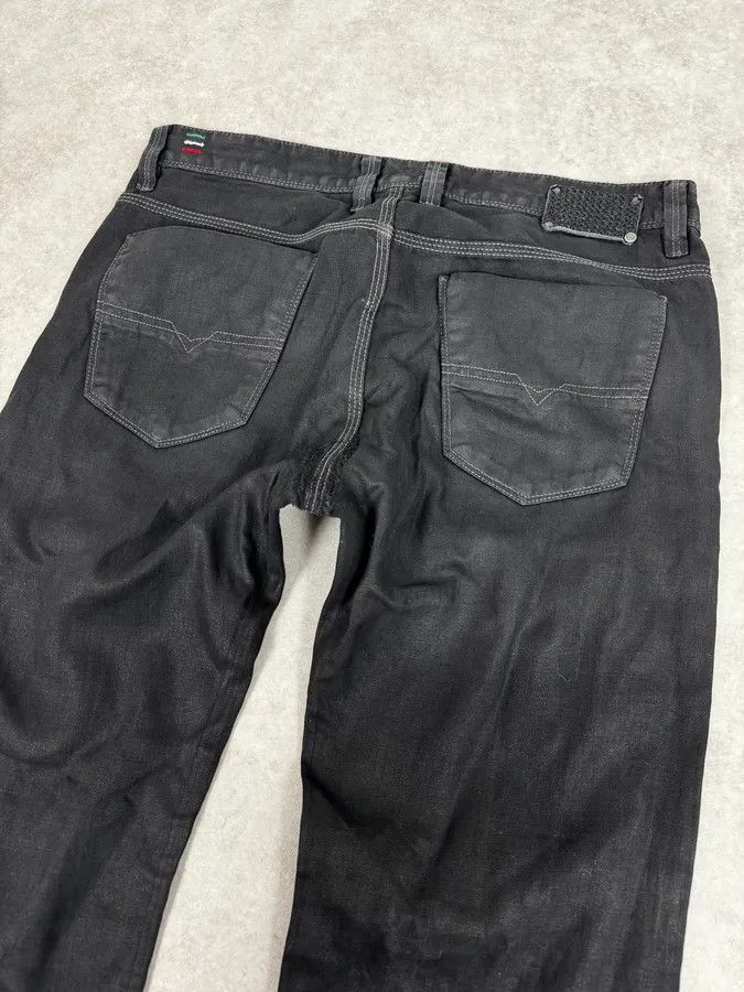 Diesel Diesel Black Obscure Slim Denim Jeans Size US 33 - 7 Thumbnail