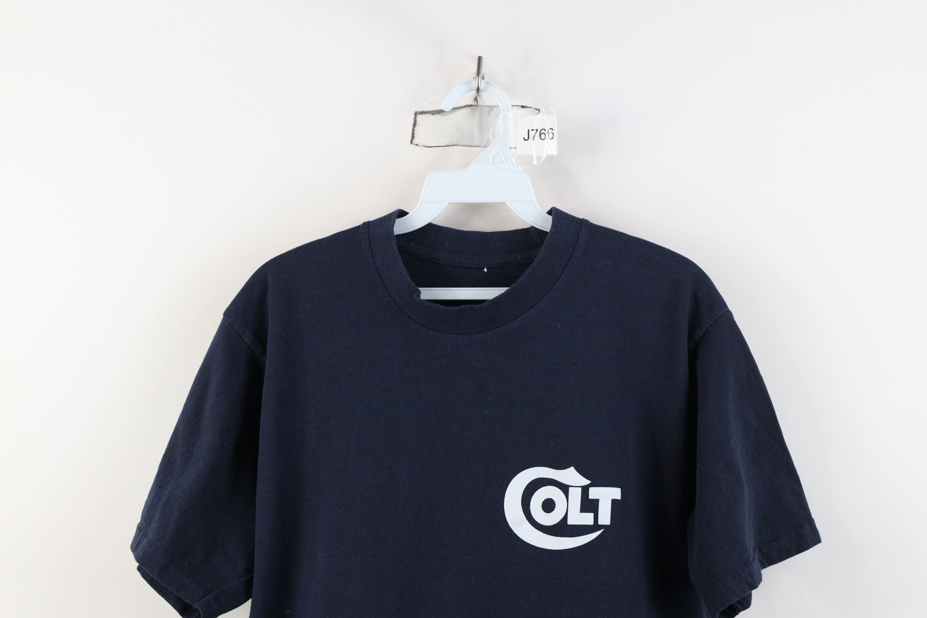 Vintage Vintage 90s Streetwear Spell Out Colt Firearms Gun T-Shirt Size US M / EU 48-50 / 2 - 2 Thumbnail