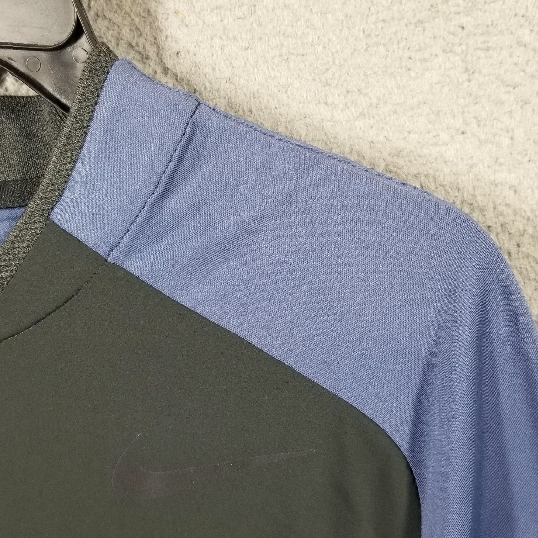 Nike Nike Golf Shirt Mens Large Black Blue Dri-Fit Athletic Performance Sample Size US L / EU 52-54 / 3 - 5 Thumbnail