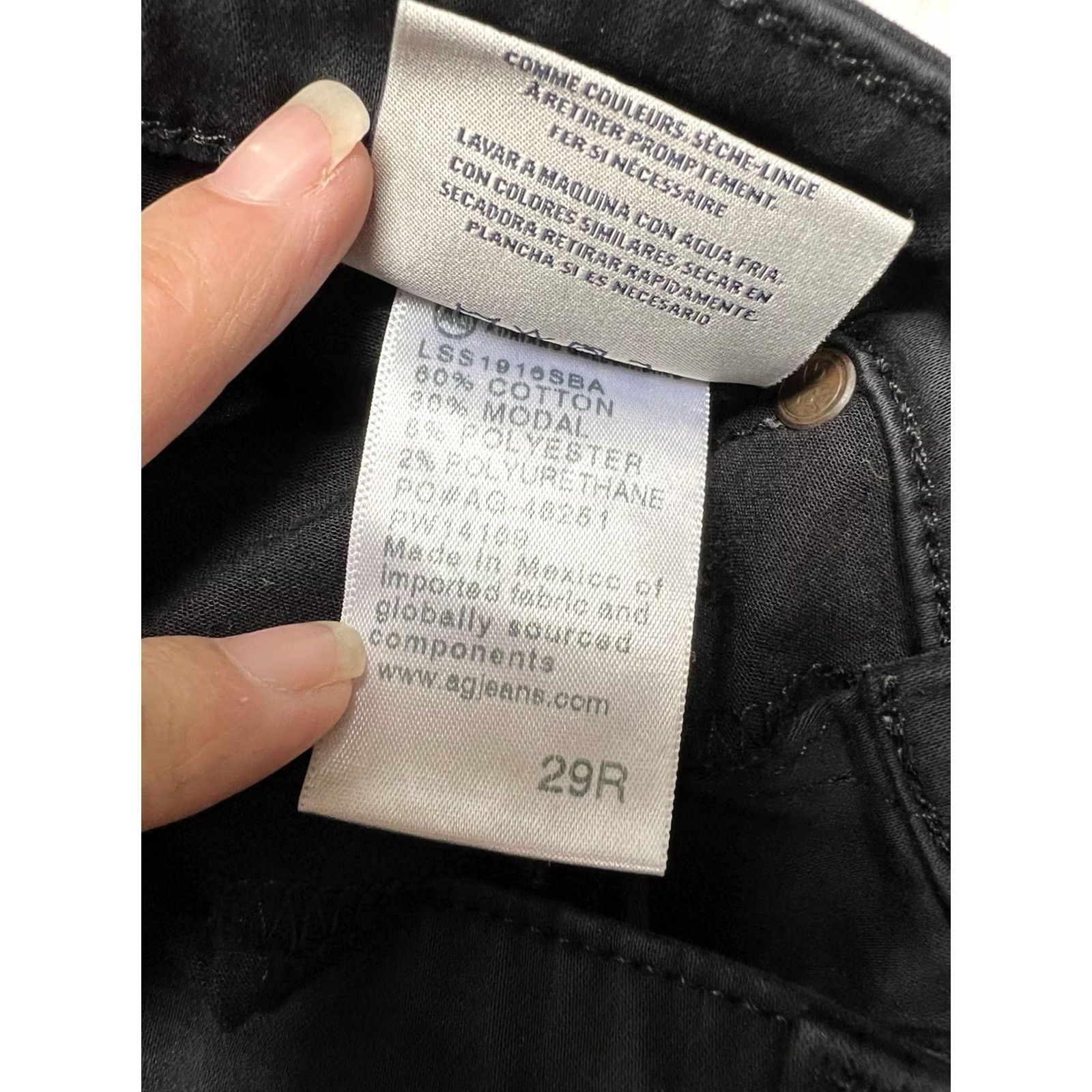Anthropologie AG Adriano Goldschmied Black 29 Women’s High Rise Abby Ankle Pants Anthropologie AG Size 29" - 7 Thumbnail