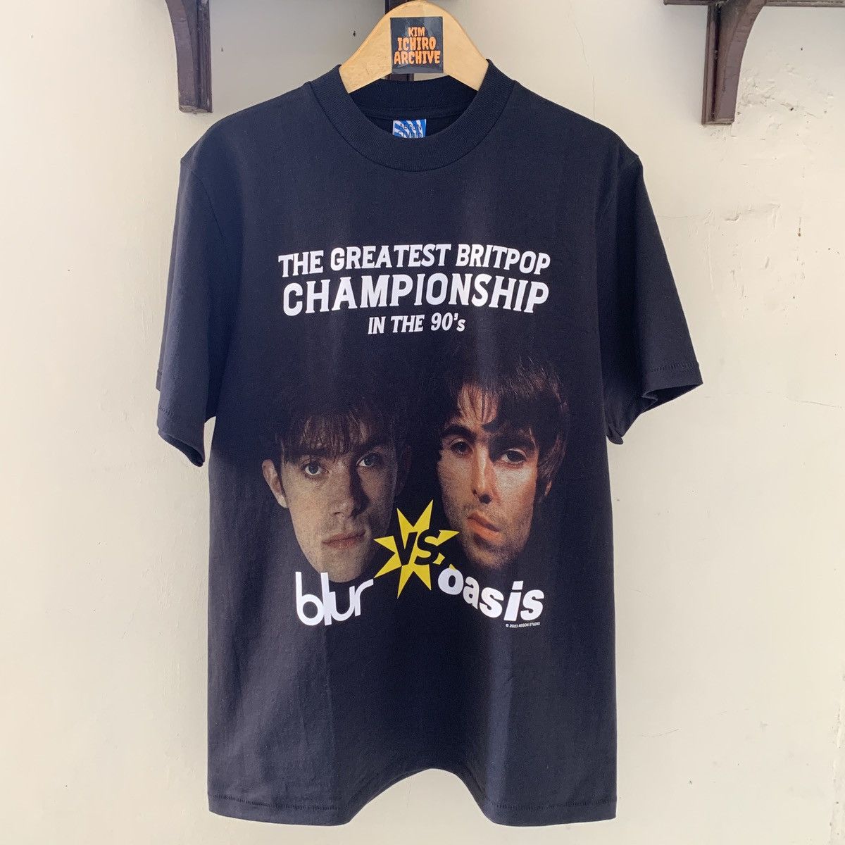 Rare BLUR VS OASIS - Battle Britpop X Fanmade X Britpop Tee Bootl | Grailed