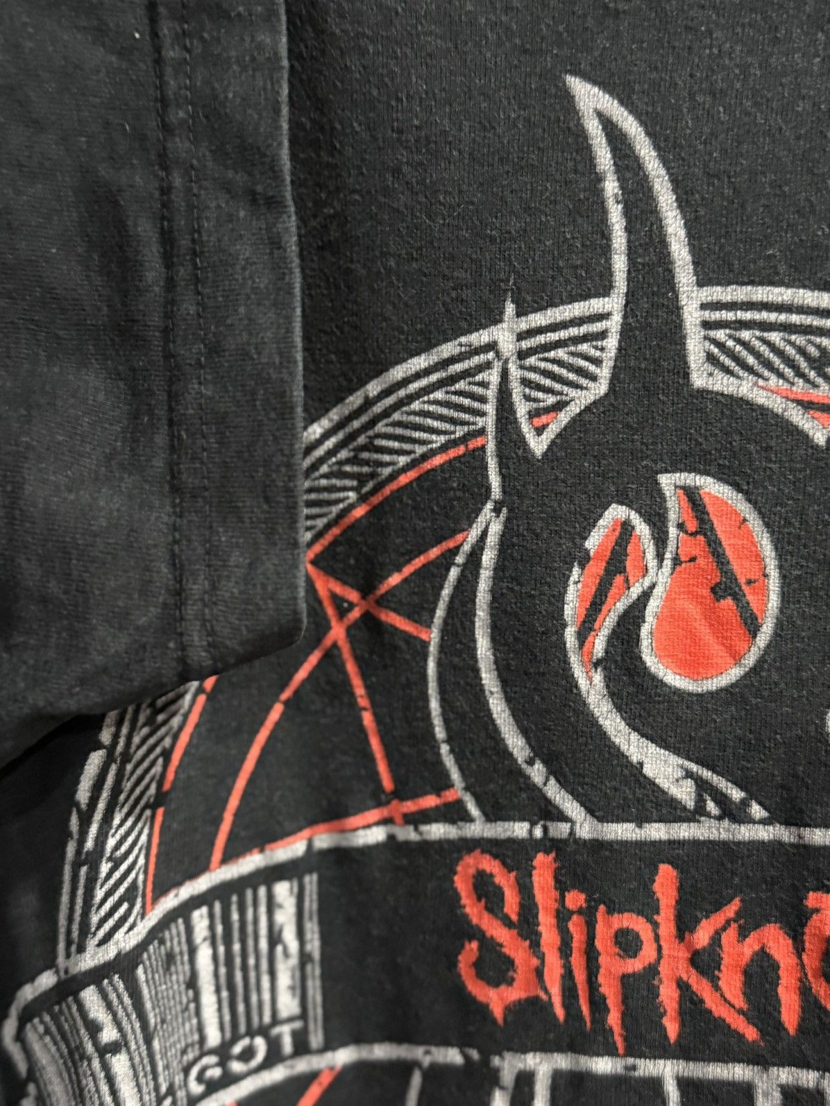 Band Tees × Vintage Vintage Slipknot Maggot Faded Tee Size US L / EU 52-54 / 3 - 7 Thumbnail