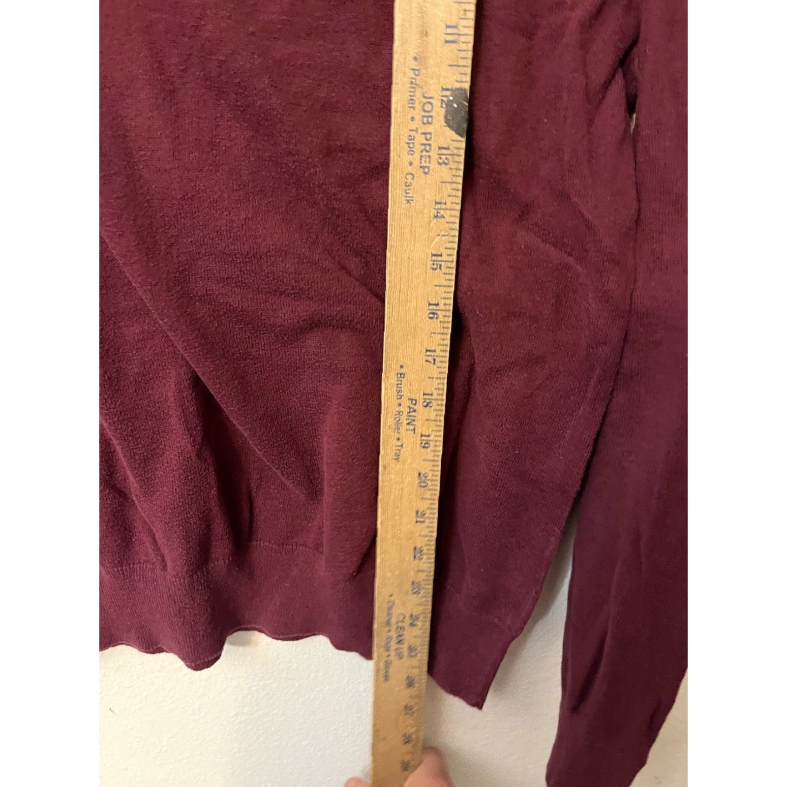 Gap Gap Maroon V-Neck Cotton Blend Pullover Sweater Men Medium Casual Size US M / EU 48-50 / 2 - 4 Thumbnail