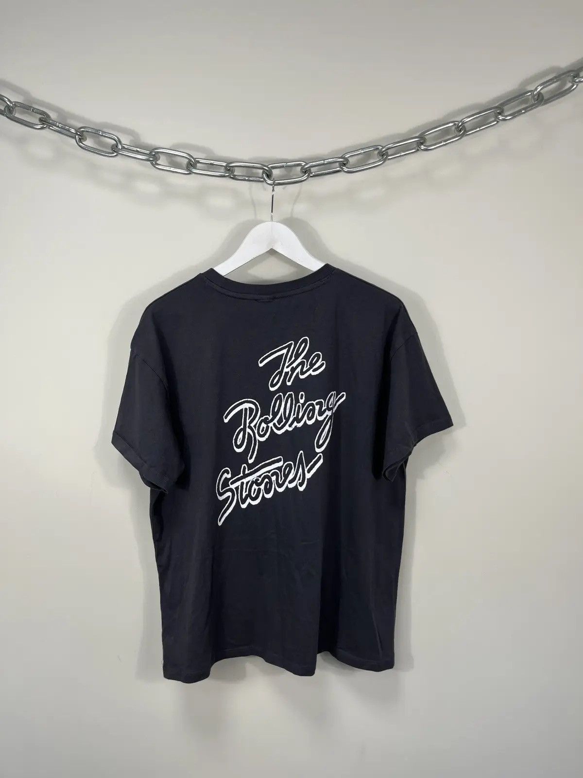 Band Tees × The Rolling Stones × Vintage Vintage The Rolling Stones Tongue Logo Rock Band Tee Size US L / EU 52-54 / 3 - 2 Thumbnail