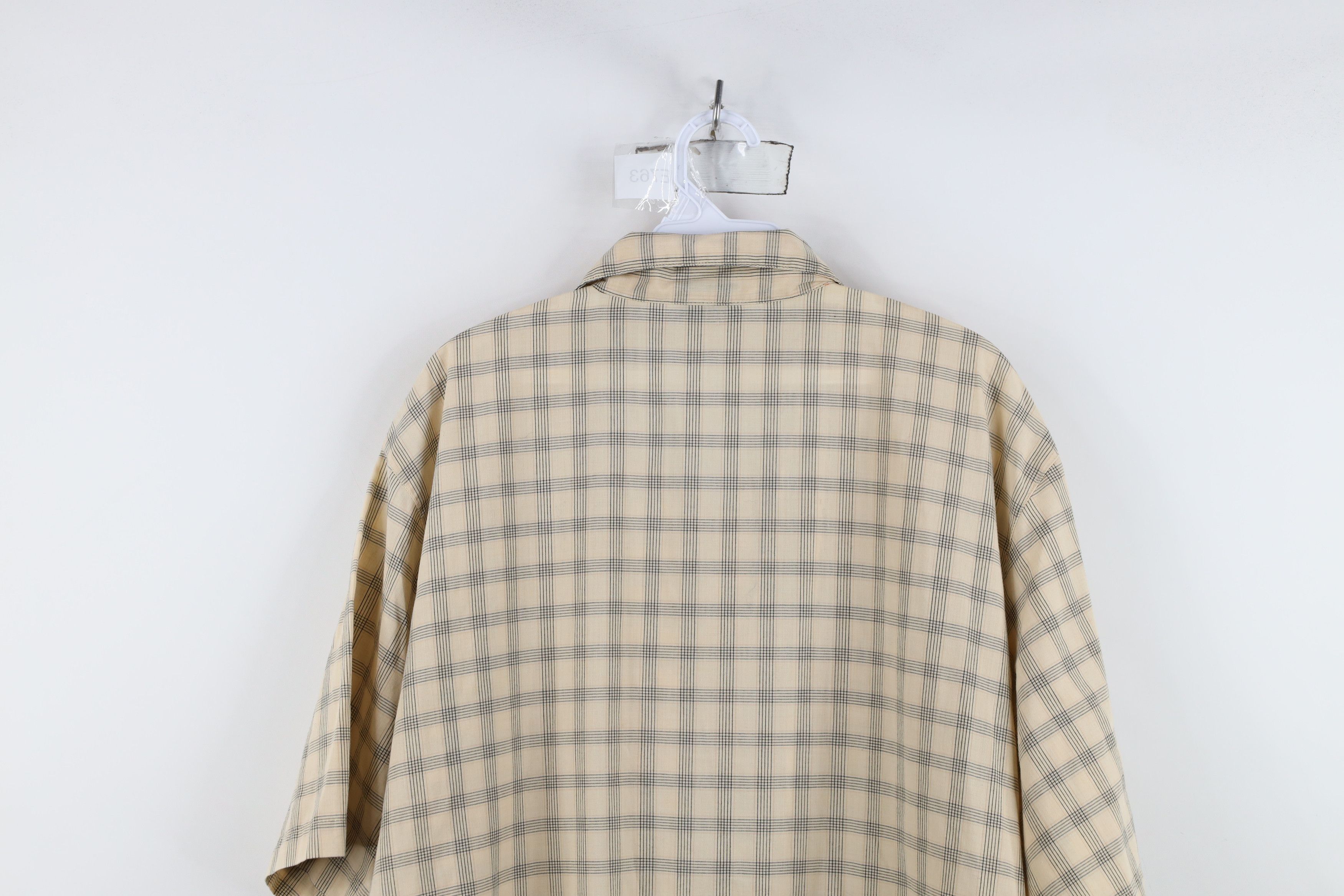 Vintage Vintage 90s Streetwear Short Sleeve Full Zip Shirt Jacket Size US XXL / EU 58 / 5 - 14 Thumbnail