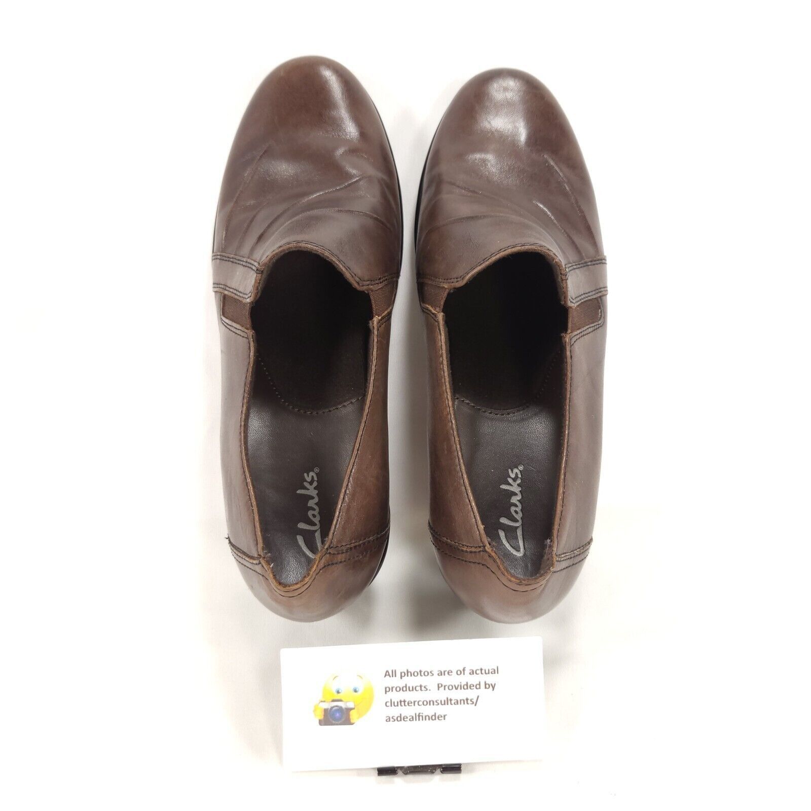 Clarks Clarks Partridge Block Heel Loafer Womens Size 8 89488 Brown Size US 8 / IT 38 - 6 Thumbnail