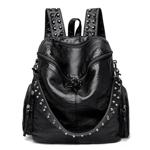 Japanese Brand Soft Leather Daypack Backpack Size ONE SIZE - 1 Thumbnail