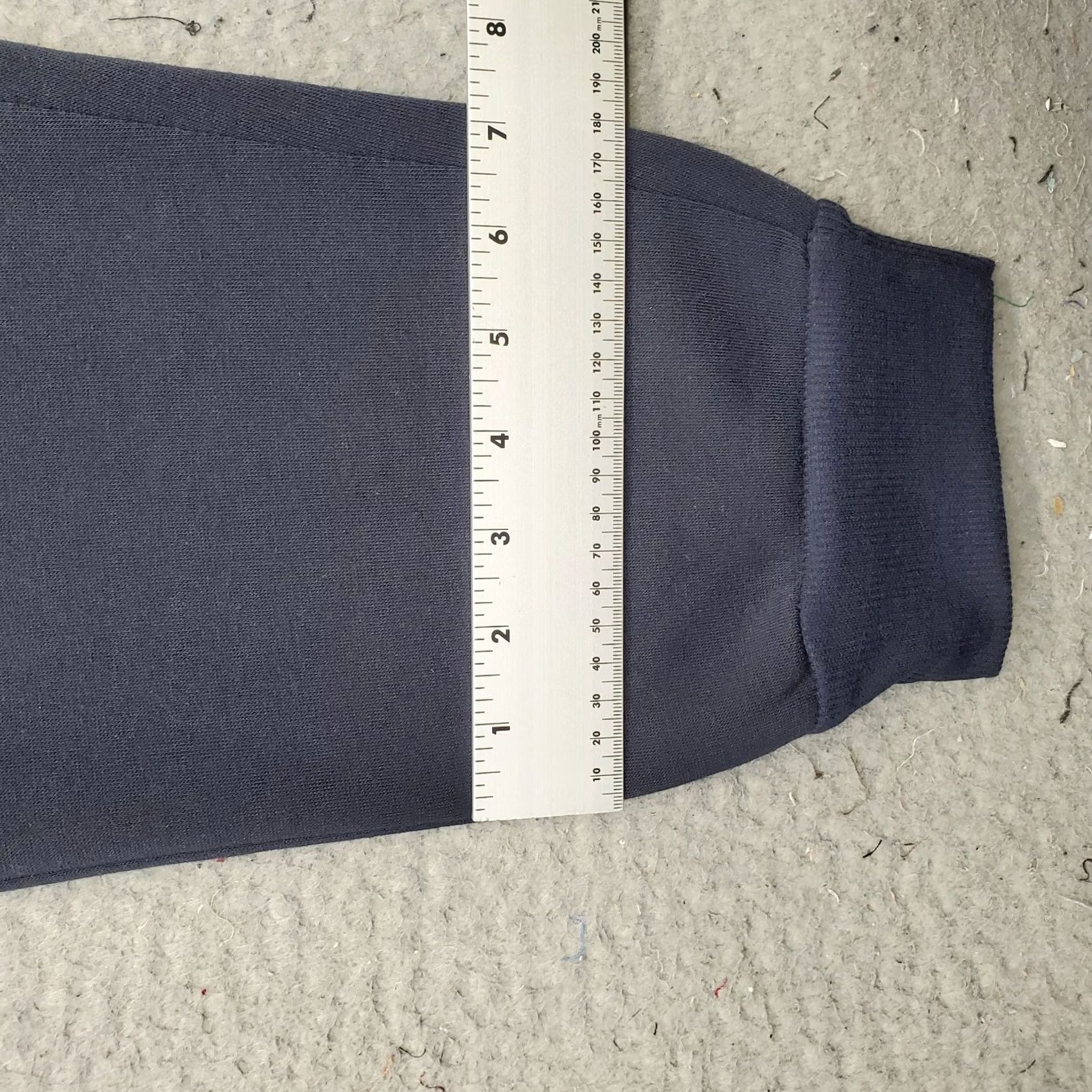 Vintage Bello Mens XL/XXL Navy 4 Bar Sweatpants Sweatpants Athletic Gym Running Drawstring Waist Tapered Pockets Size US 36 / EU 52 - 6 Thumbnail