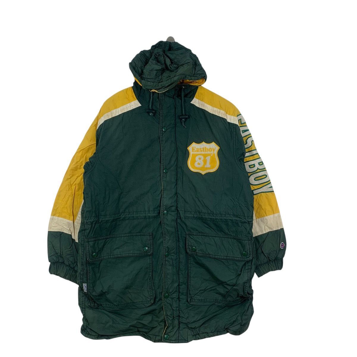 Vintage Vintage EAST BOY USA 81 Patchwork Parka Jacket Windbreaker Size US XL / EU 56 / 4 - 3 Thumbnail