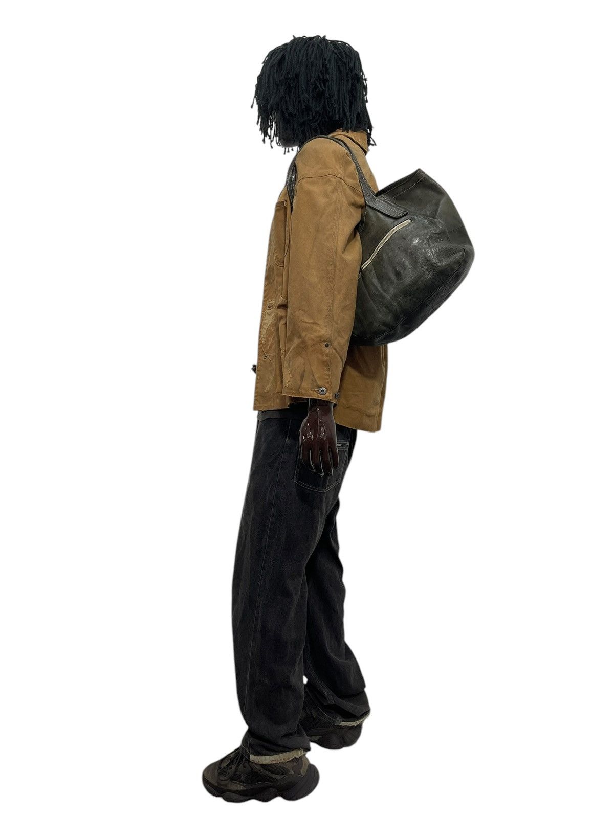 Genuine Leather Full Leather Patina Lily Japan Tote Shoulder Bag 1🟩8 Size ONE SIZE - 3 Thumbnail