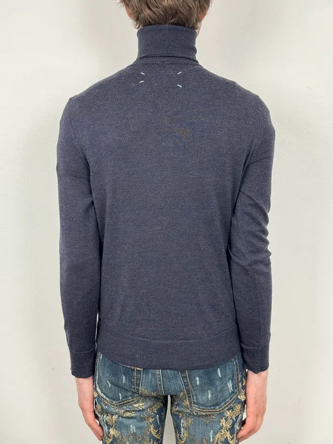 Maison Margiela AW2005 Maison Martin Margiela Navy Wool Sweater Turtleneck Size US S / EU 44-46 / 1 - 3 Thumbnail