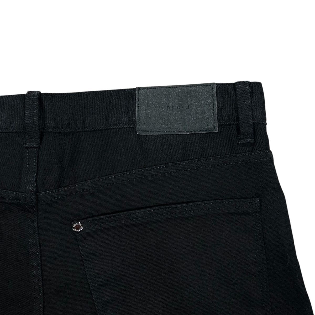 H&M H&M Mens Black Slim Fit Stretch Denim Jeans Size 34 Size US 34 / EU 50 - 4 Thumbnail