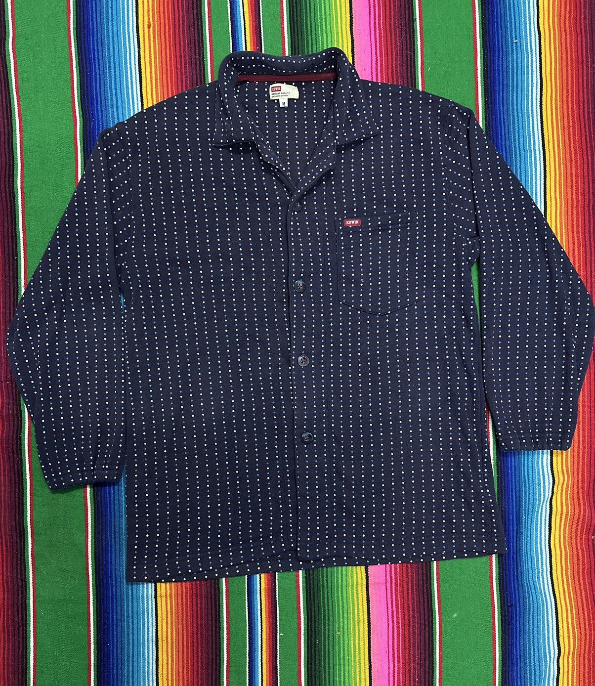 Edwin 💥Edwin💥 Japanese Brand Edwin Tee Polkadot Design💥 Size US L / EU 52-54 / 3 - 1 Thumbnail