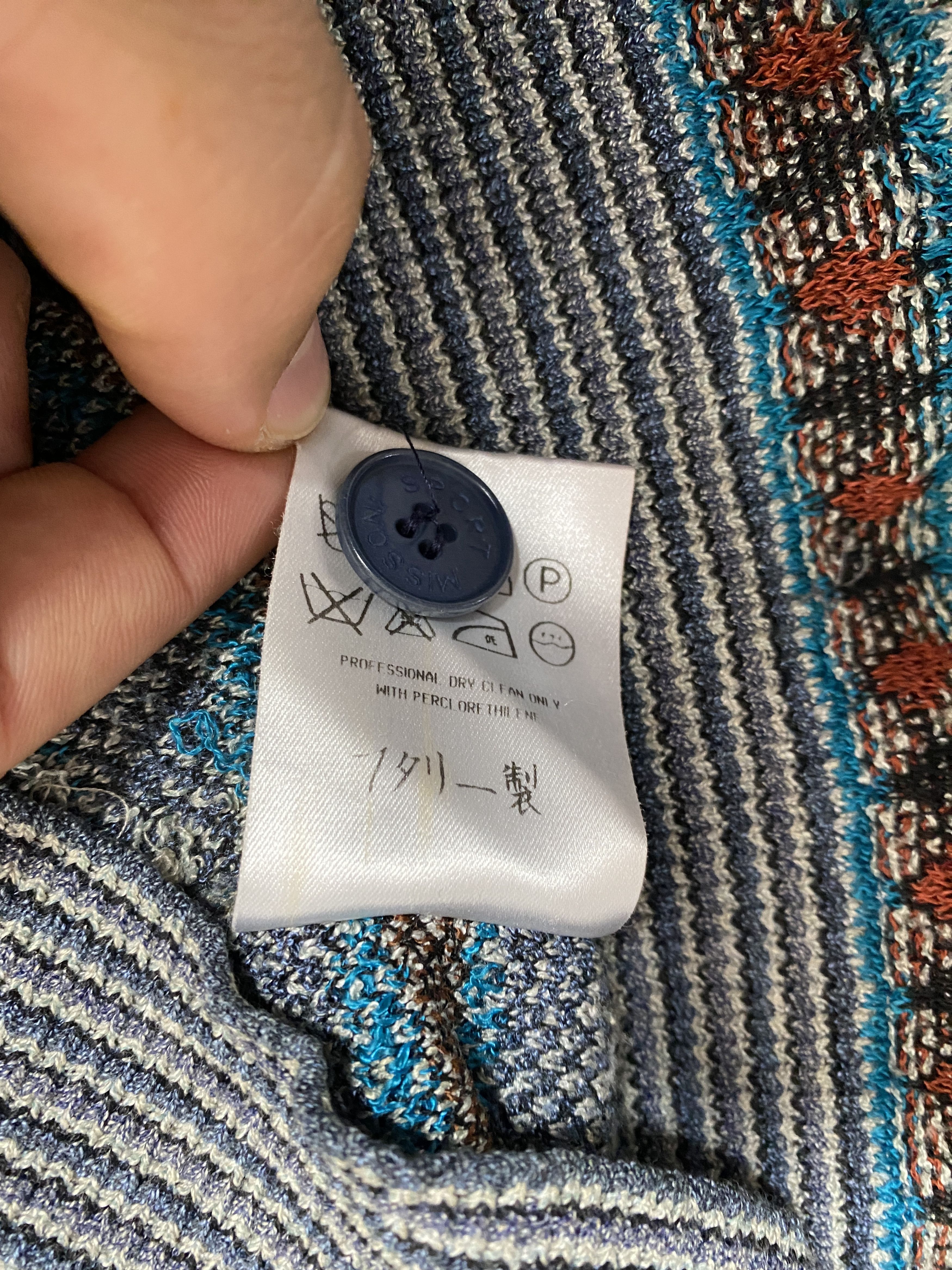 Missoni Missoni 3D Knit Pullover Geometr Retro Size 48 M Jeresy Size US M / EU 48-50 / 2 - 19 Thumbnail