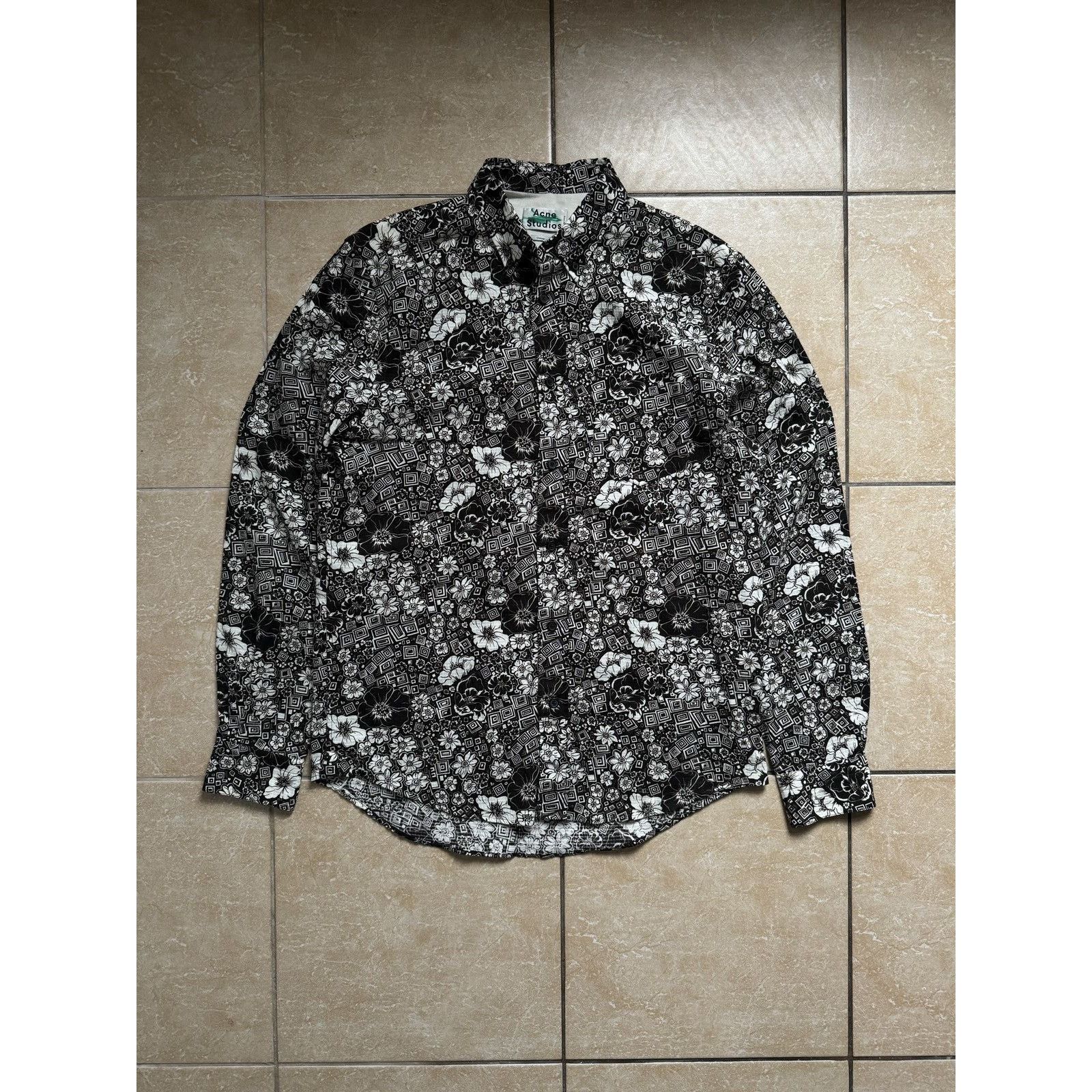 Acne Studios Vintage Acne Studios Isherwood Floral W Shirt Size US M / EU 48-50 / 2 - 1 Thumbnail