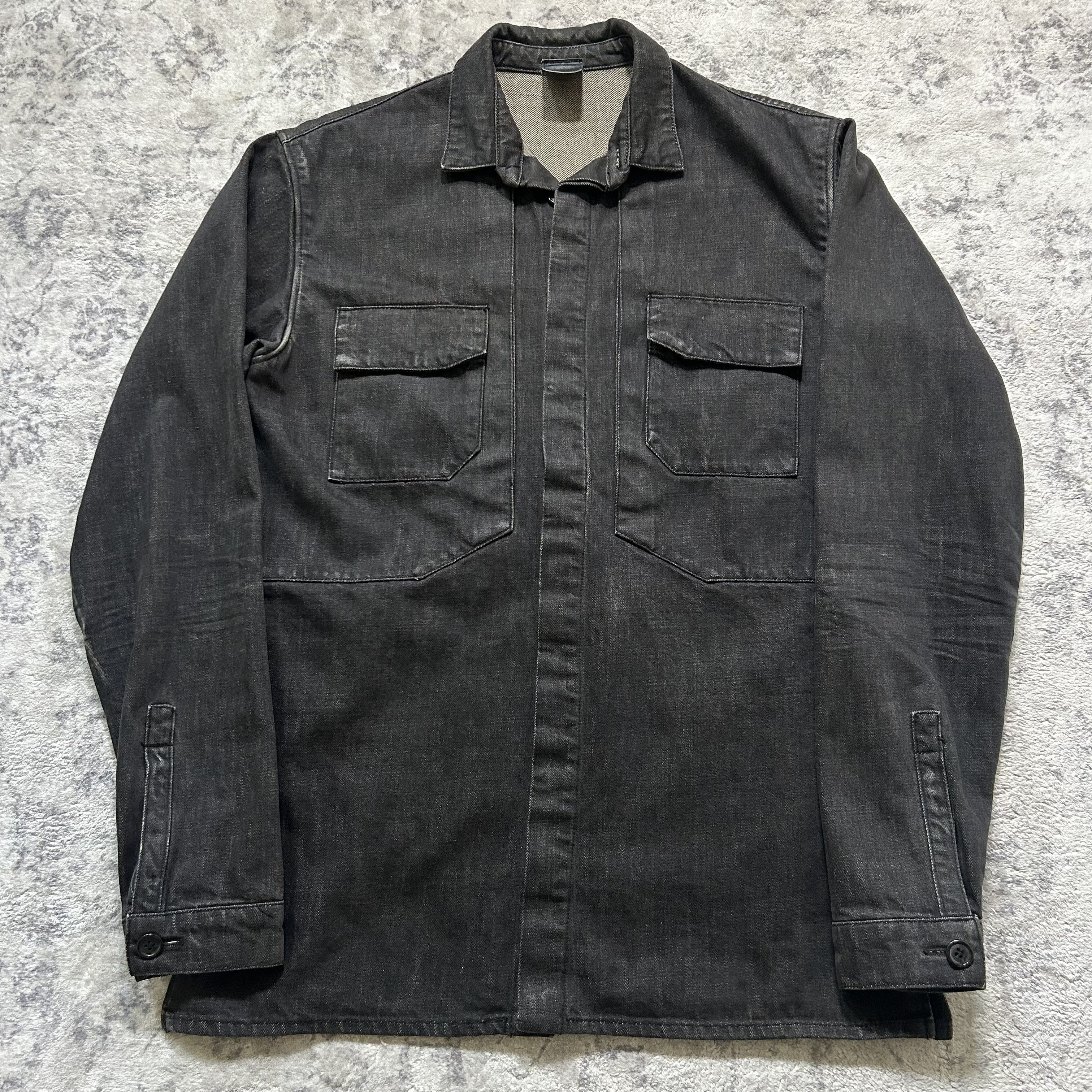 Dior Dior Homme AW05 M65 Cargo Black Denim Jacket | Grailed