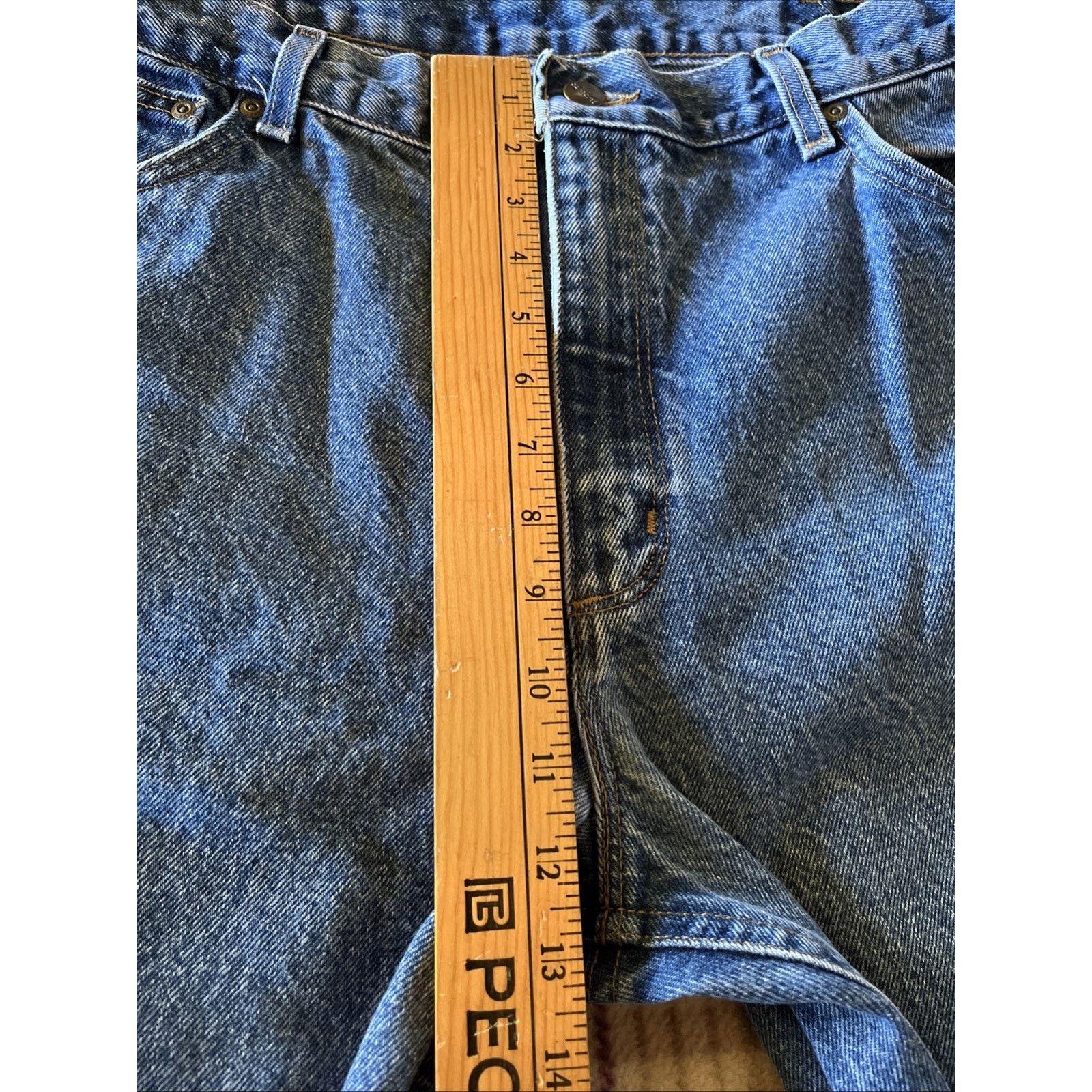 Carhartt Carhartt Jeans Mens 40x28 Blue Relaxed Fit Denim Cotton Work Size US 40 / EU 56 - 9 Thumbnail
