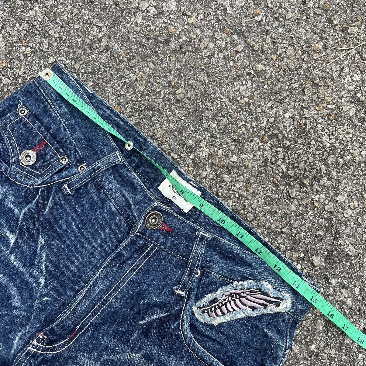 Number (N)ine Flare Jeans Nylaus Japanese Brand Boot Cut Distressed Denim Size US 30 / EU 46 - 10 Thumbnail