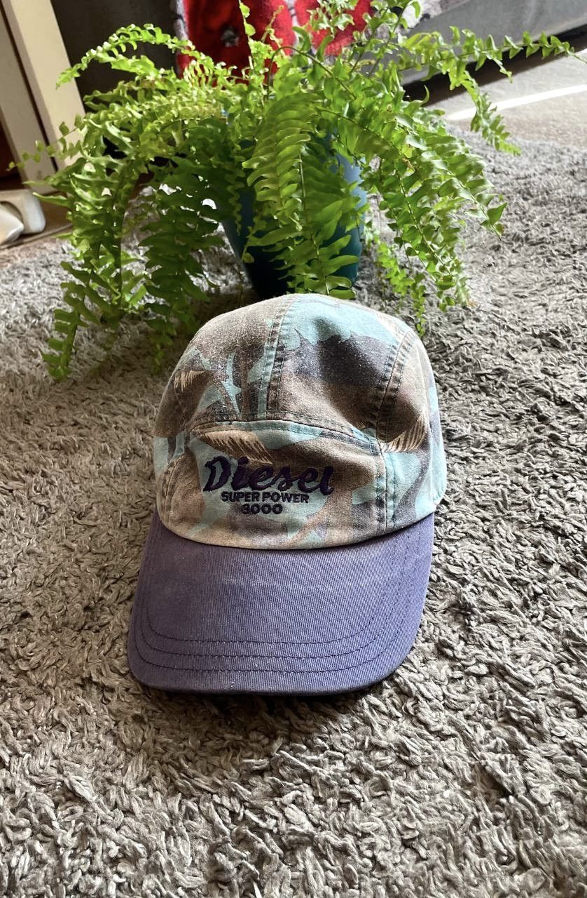 Diesel × Vintage Diesel Cap Streetwear Archive Vintage Center Logo Y2k Rare Size ONE SIZE - 1 Thumbnail