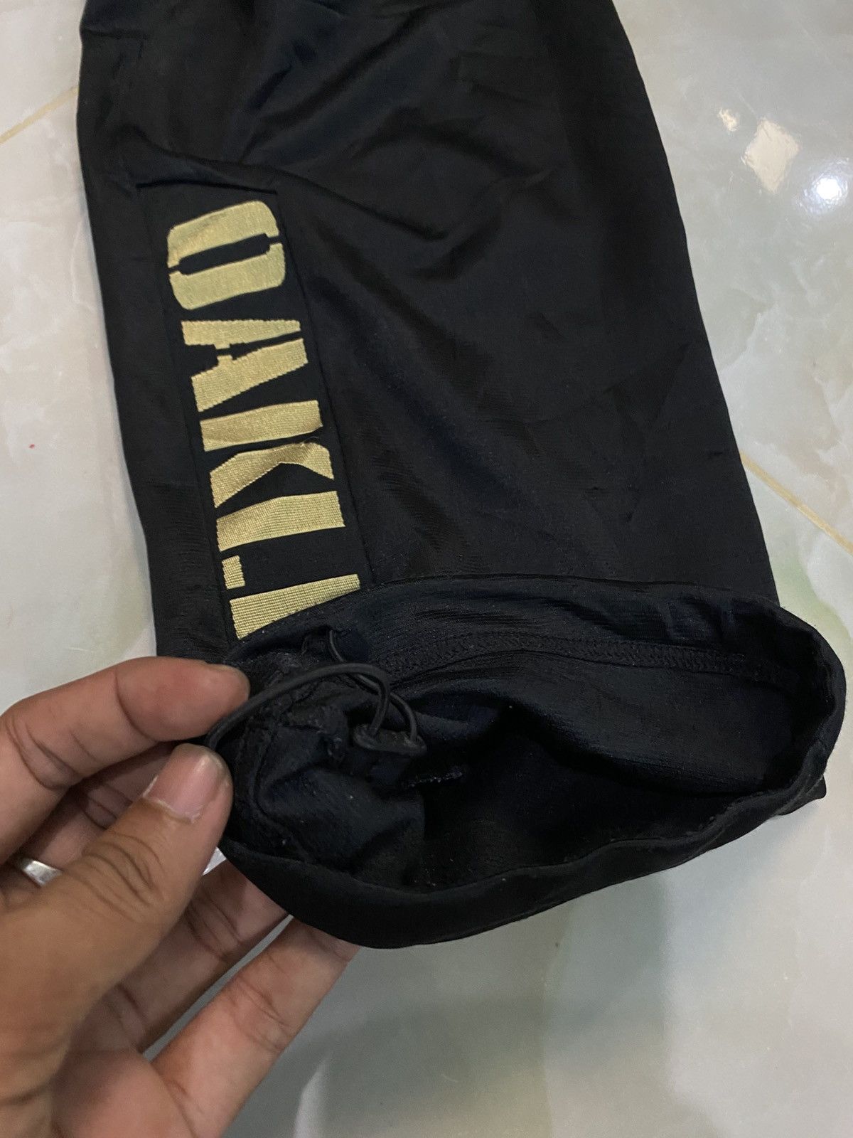 Bodega × Oakley 💥 VINTAGE OAKLEY 90S BLACK LONG TRACK PANTS Y2K Size US 28 / EU 44 - 8 Thumbnail