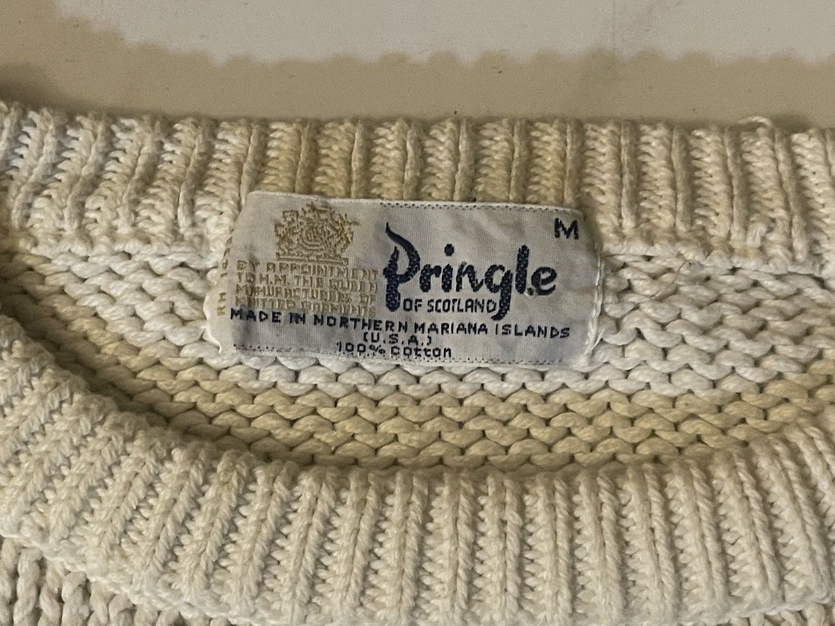 Vintage 90s Pringle Of Scotland Cotton Sweater Medium Men’s