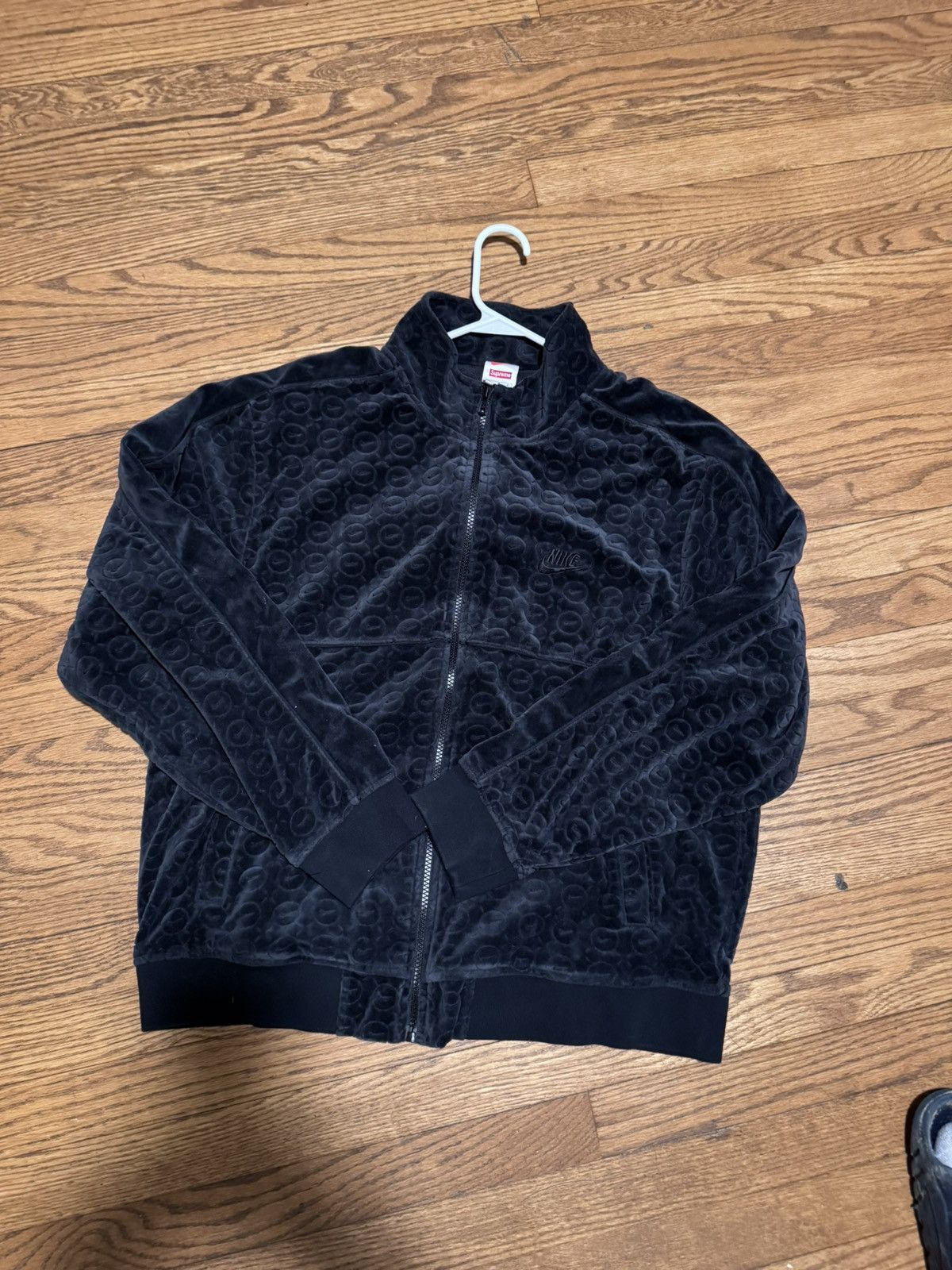 Nike × Supreme Supreme x Nike Velour Track Jacket | Grailed