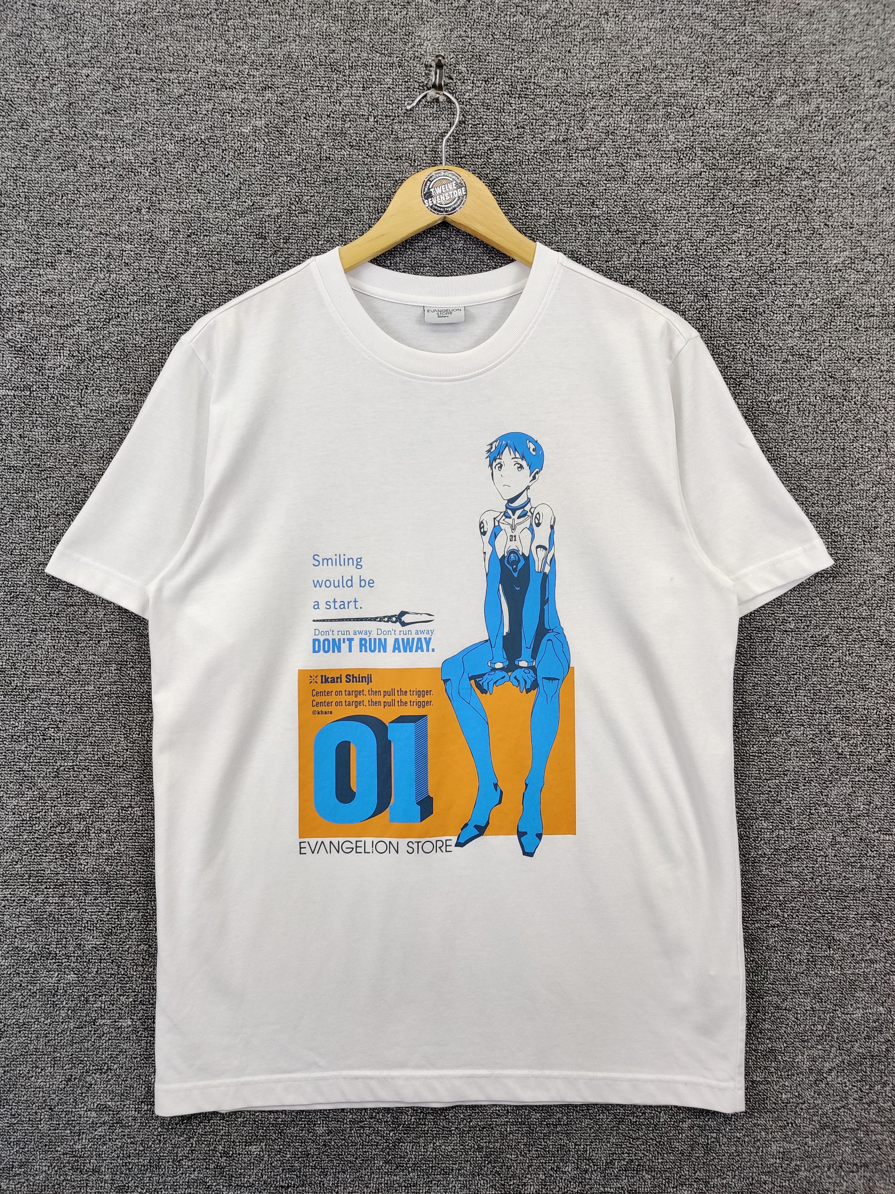 Anime Vintage Neon Genesis Evangelion Anime Tee Tshirt Size US M / EU 48-50 / 2 - 1 Thumbnail