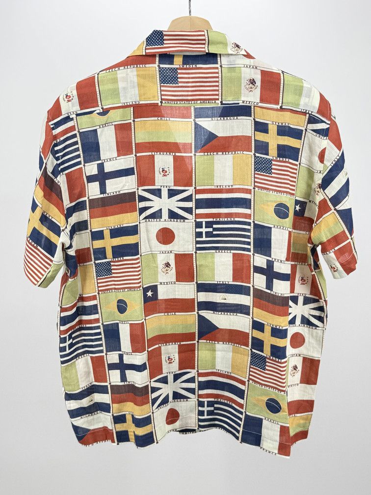 Bode Louis International Flag Shirt Size US M / EU 48-50 / 2 - 2 Thumbnail