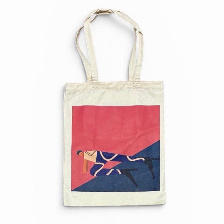 Other black tote bag featuring an artistic graphic 13” W X 17” L Size ONE SIZE - 1 Thumbnail