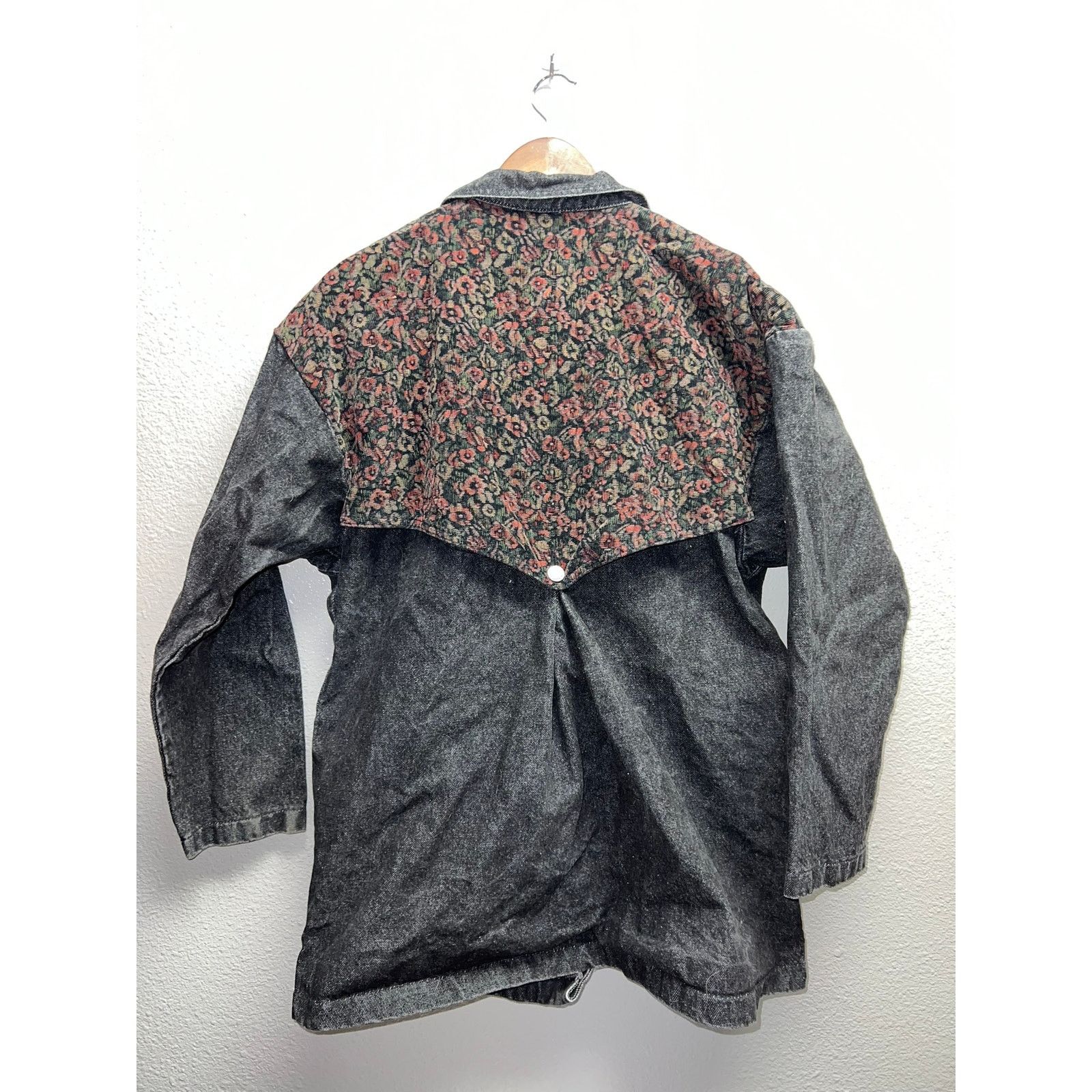 Vintage Vintage Rocky Mountain Denim Duster Coat Long Jacket Floral Size XL / US 12-14 / IT 48-50 - 9 Thumbnail