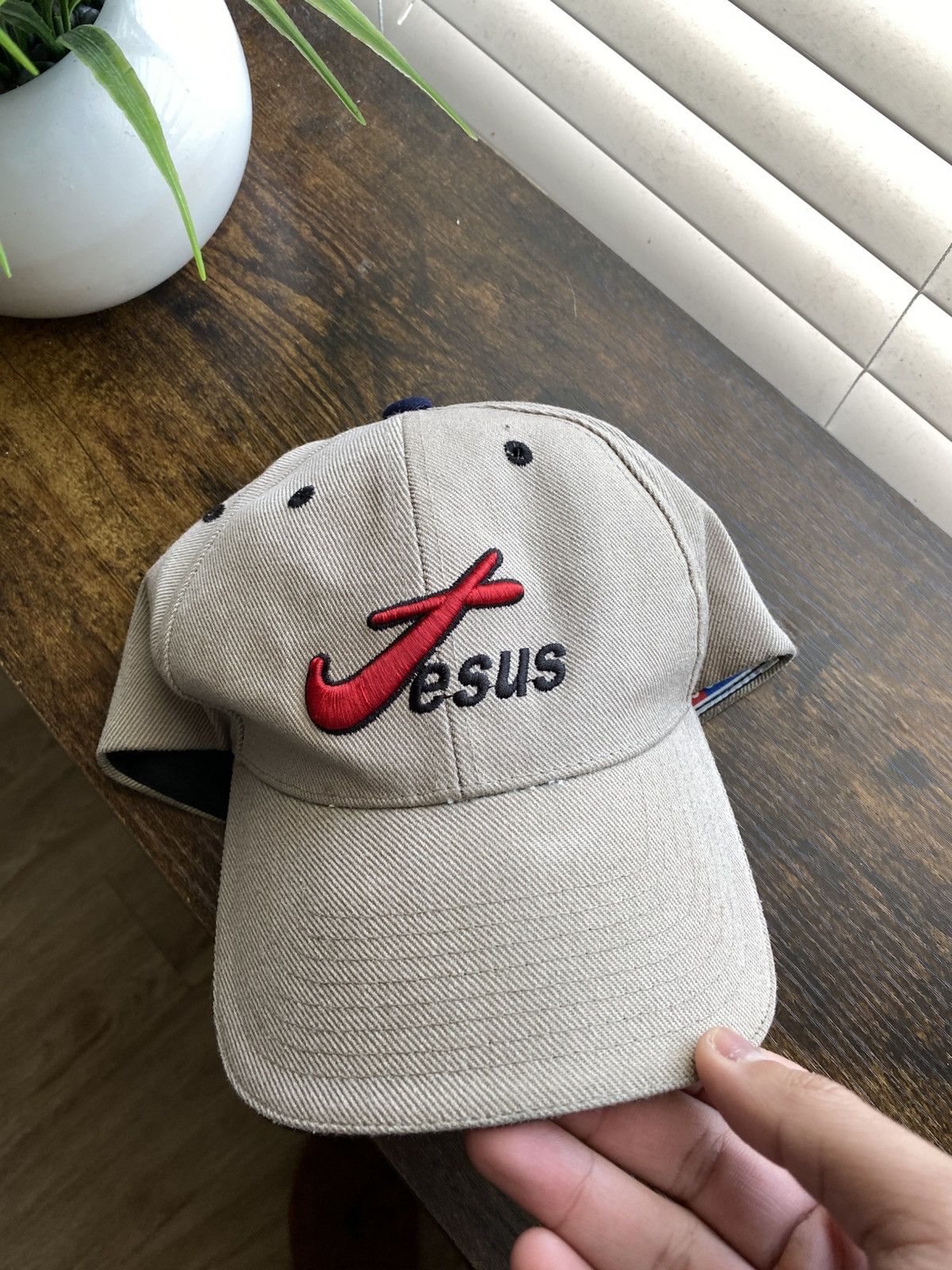Vintage Vintage Jesus Nike Hat Size ONE SIZE - 2 Thumbnail