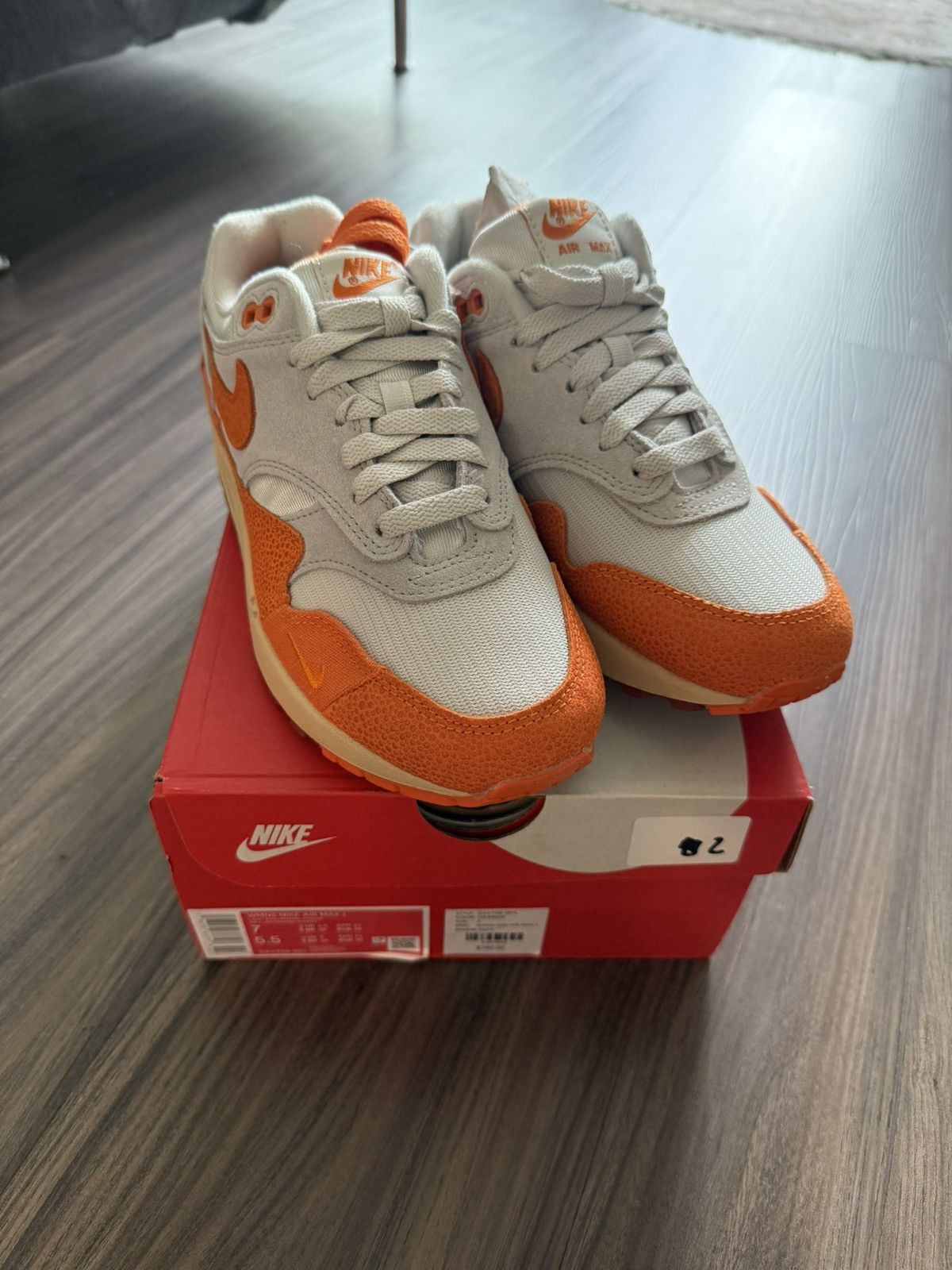 Nike Nike Air Max 1 WMNS “Magma Orange” Size W 7 / M 5.5 Size US 7 / IT 37 - 1 Thumbnail