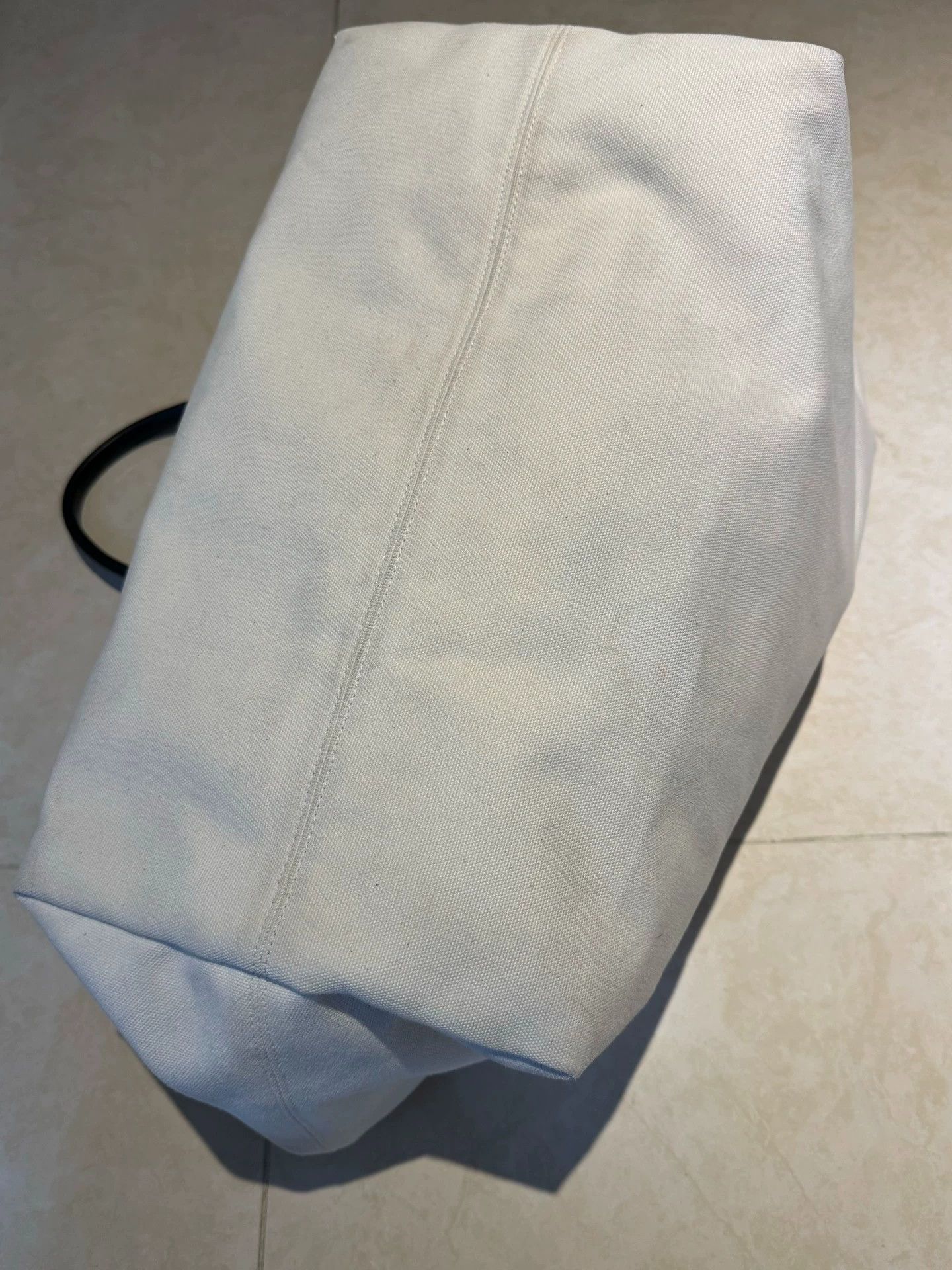 Balenciaga Balenciaga Jumbo NY Logo Canvas Leather Tote Black Size ONE SIZE - 4 Thumbnail