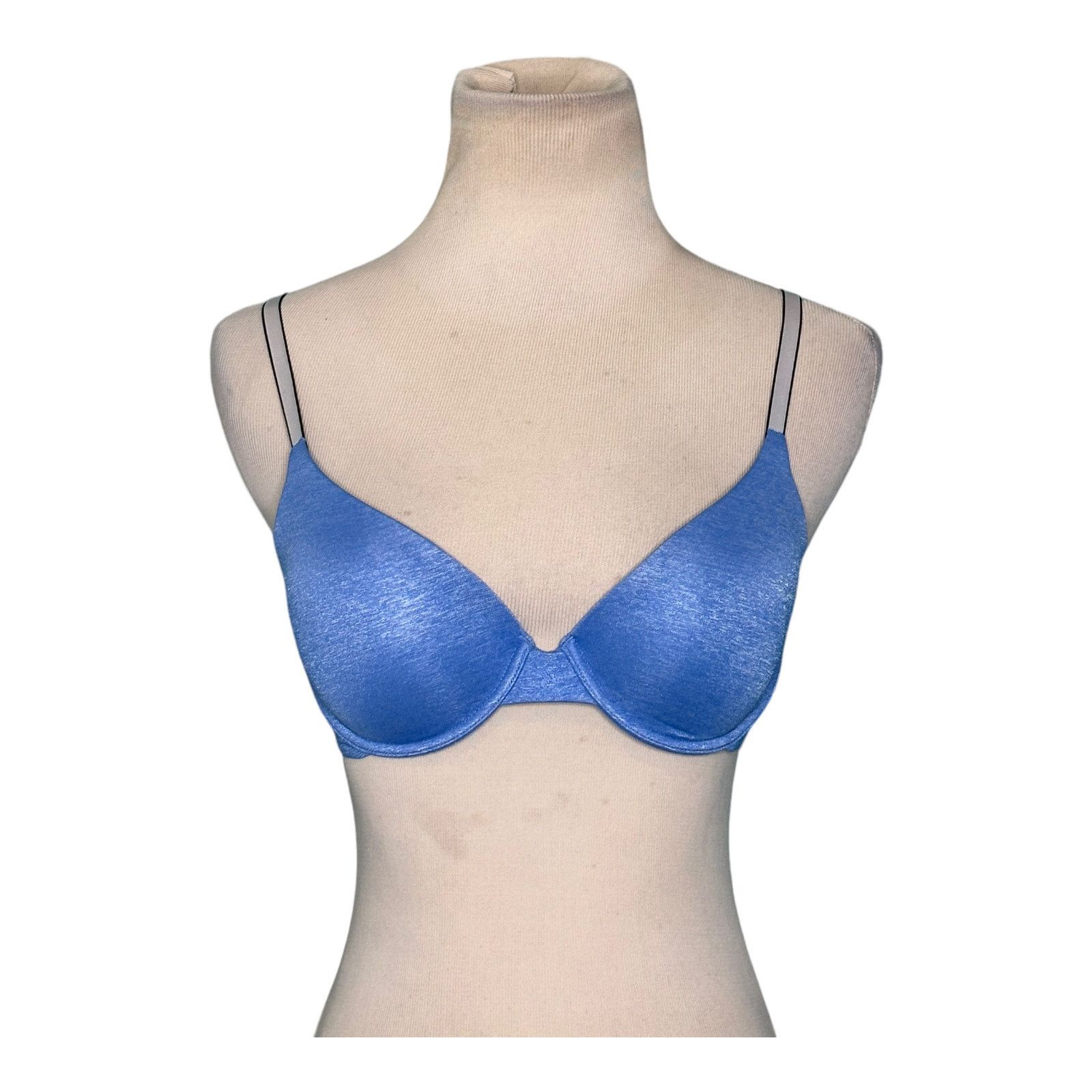 Victoria's Secret Victoria's Secret blue uplift semi demi blue bra size 32C Size ONE SIZE - 5 Thumbnail