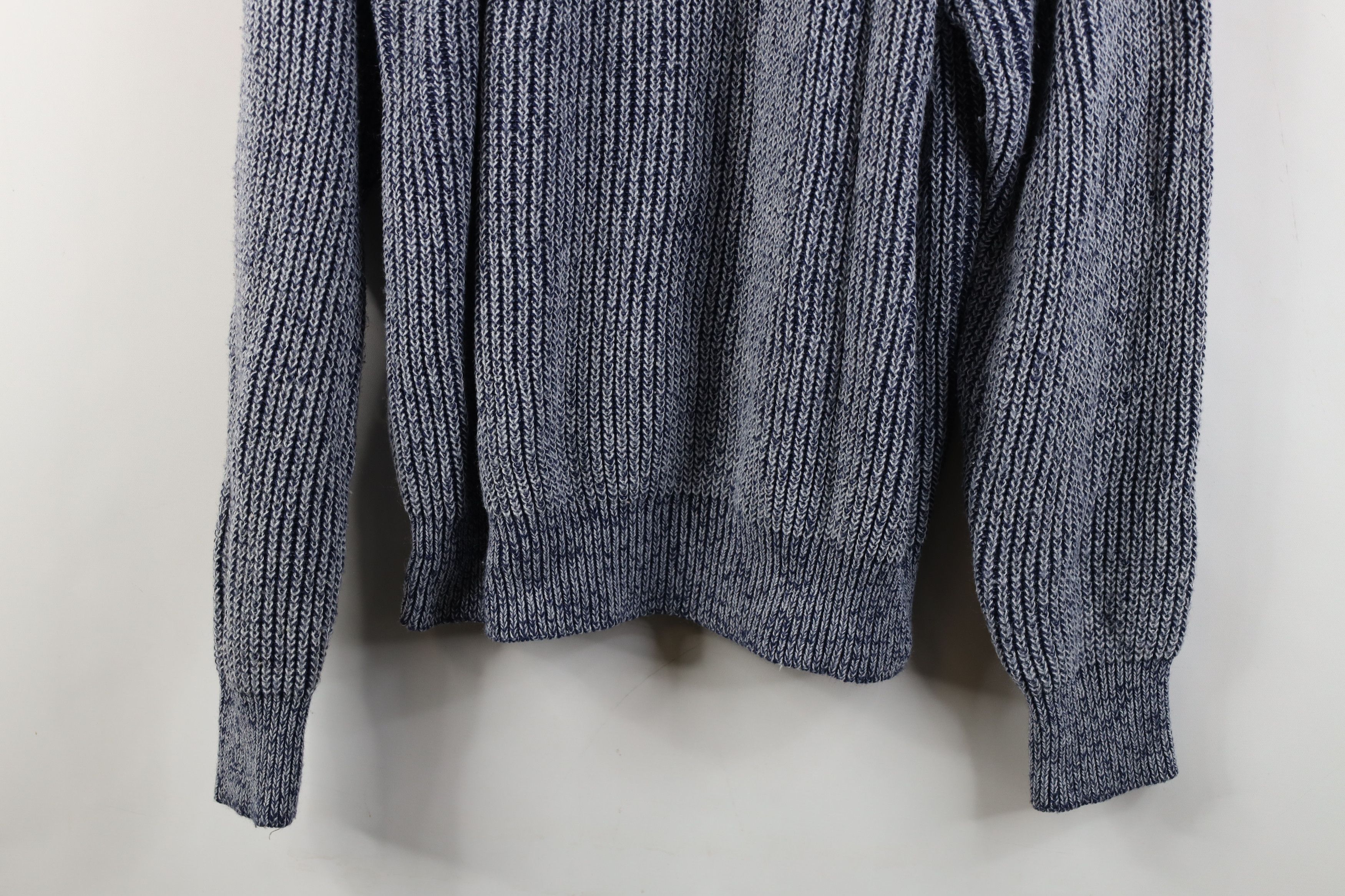 Vintage Vintage 90s Streetwear Chunky Ribbed Knit Crewneck Sweater Size L / US 10 / IT 46 - 3 Thumbnail