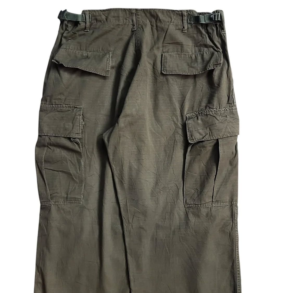 Orslow Vintage US Army Combat Tropical OG 107 Ripstop Trousers Size US 32 / EU 48 - 4 Thumbnail