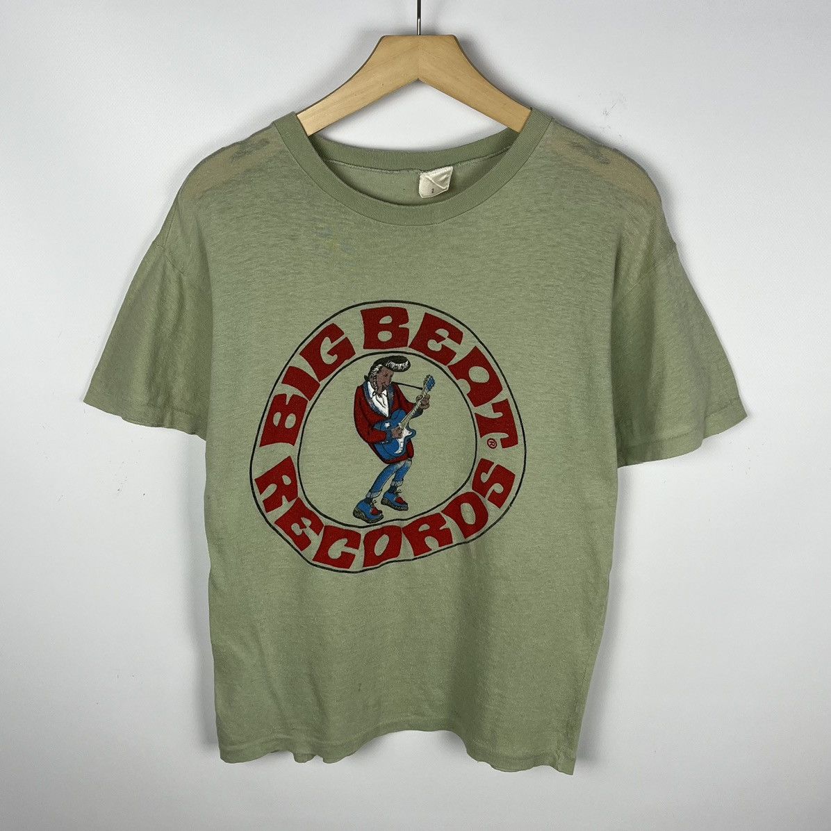 Vintage Vintage Big Beat Records T Shirt 80’s Size US S / EU 44-46 / 1 - 1 Thumbnail