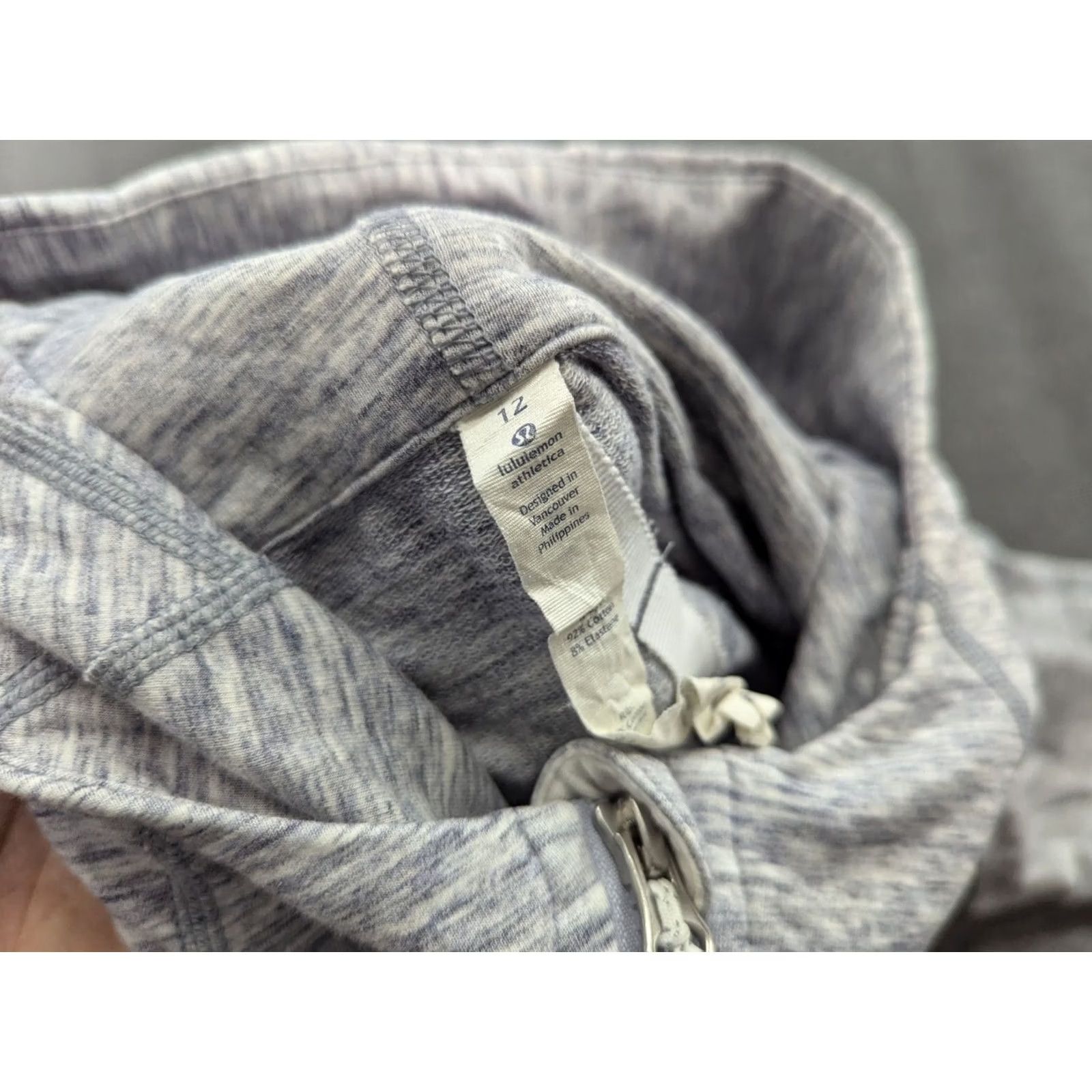 Lululemon Lululemon Scuba Hoodie III Heathered Space Dyed Gris Jacket Womens Size 12 Gray Shirt Regular - 12 Size XL / US 12-14 / IT 48-50 - 7 Thumbnail